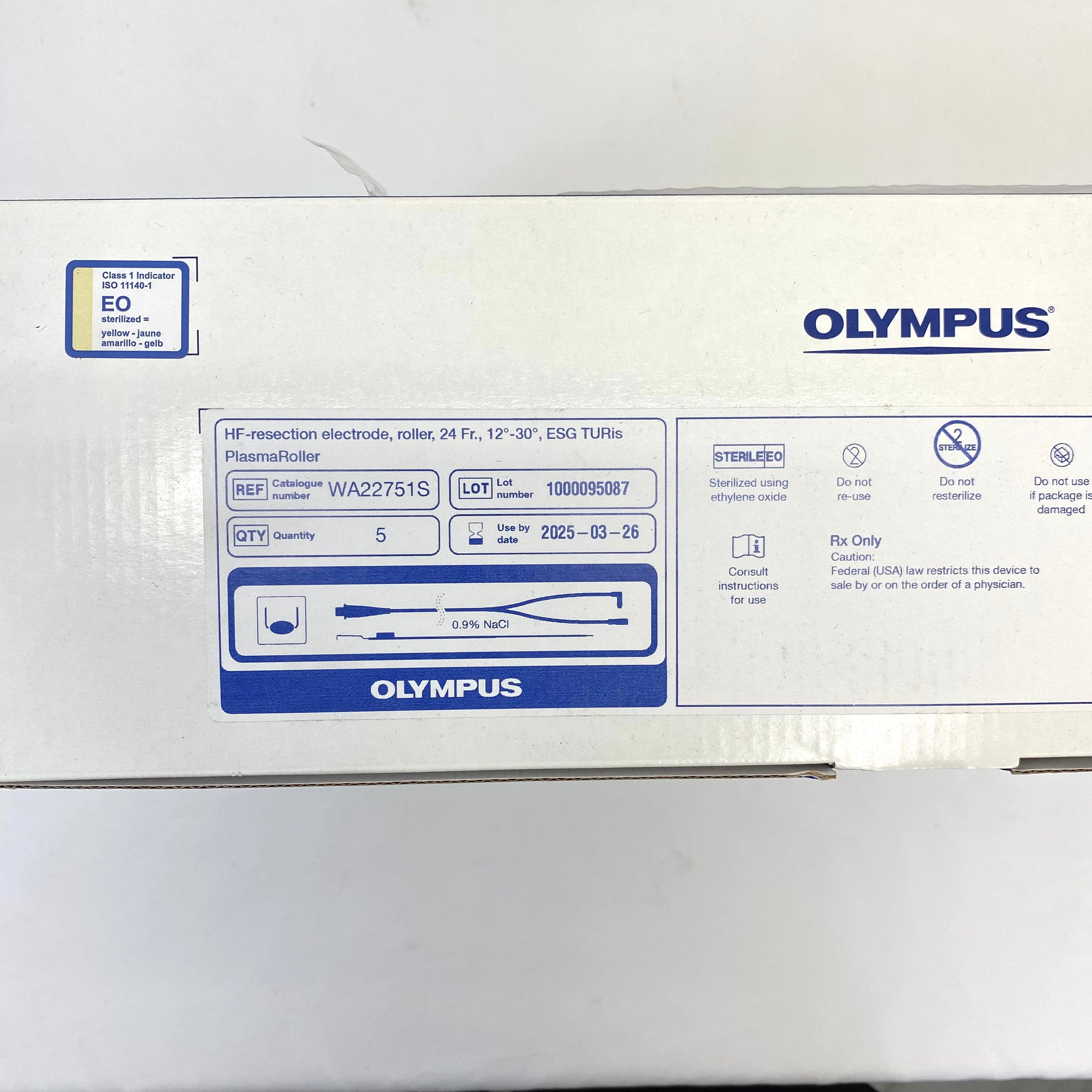 Olympus WA22751S | Rollerball Bipolar Electrodes Box of 5 - New
