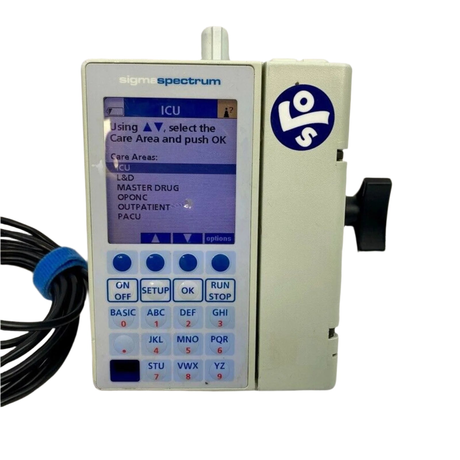 Baxter Sigma Spectrum Infusion Pump w/ Power Source and Wireless Battery Module