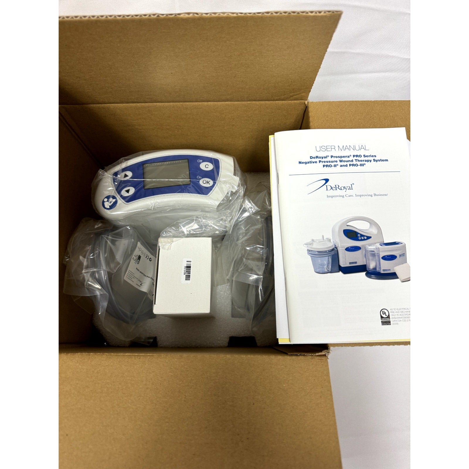 New Prospera 2 DeRoyal NP-2000 Negative Pressure Wound Therapy - Aspiration Pump