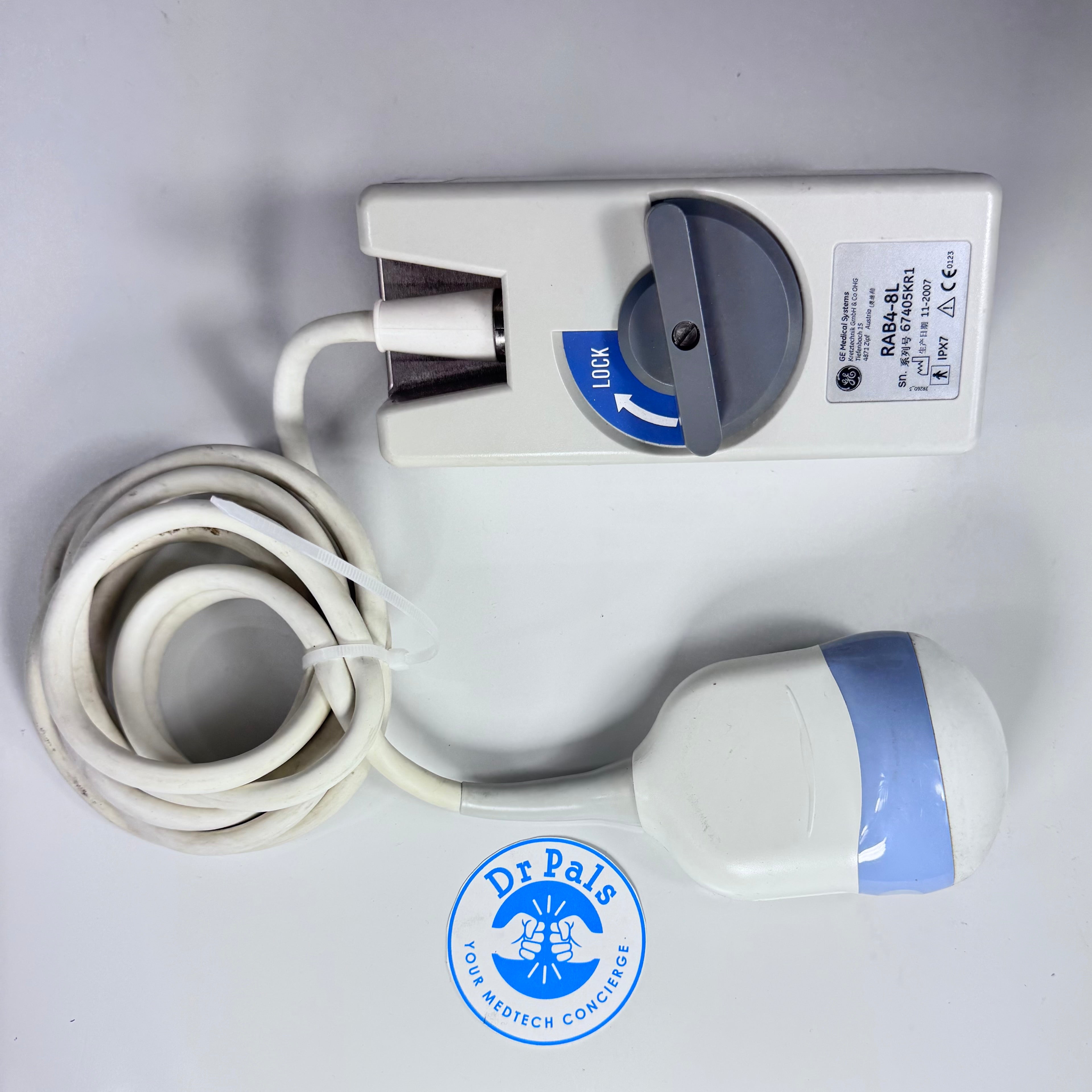 GE RAB4-8L | Ultrasound Transducer 4D Convex Array for OB/GYN and Abdominal Imaging