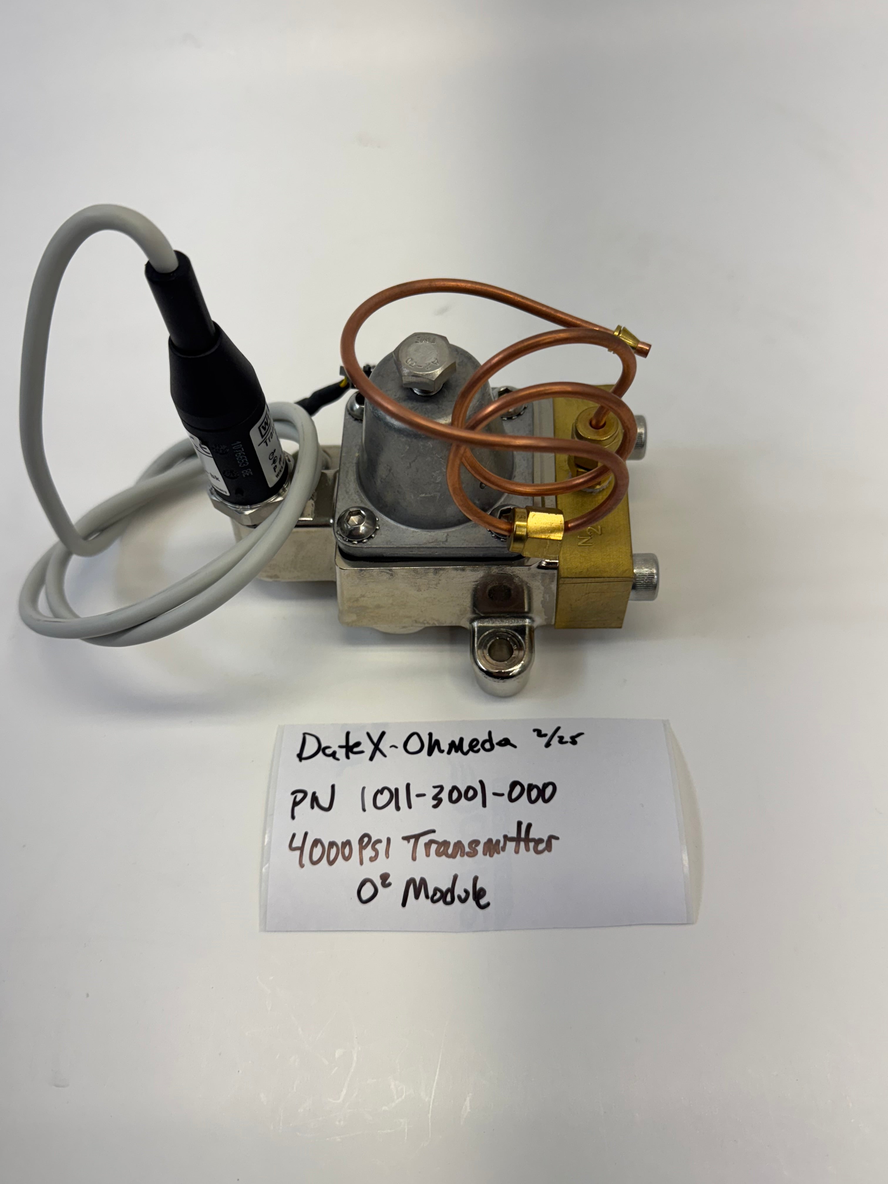 GE Datex-Ohmeda 1011-3001-000 Oxygen Transducer | O2 Sensor Anesthesia