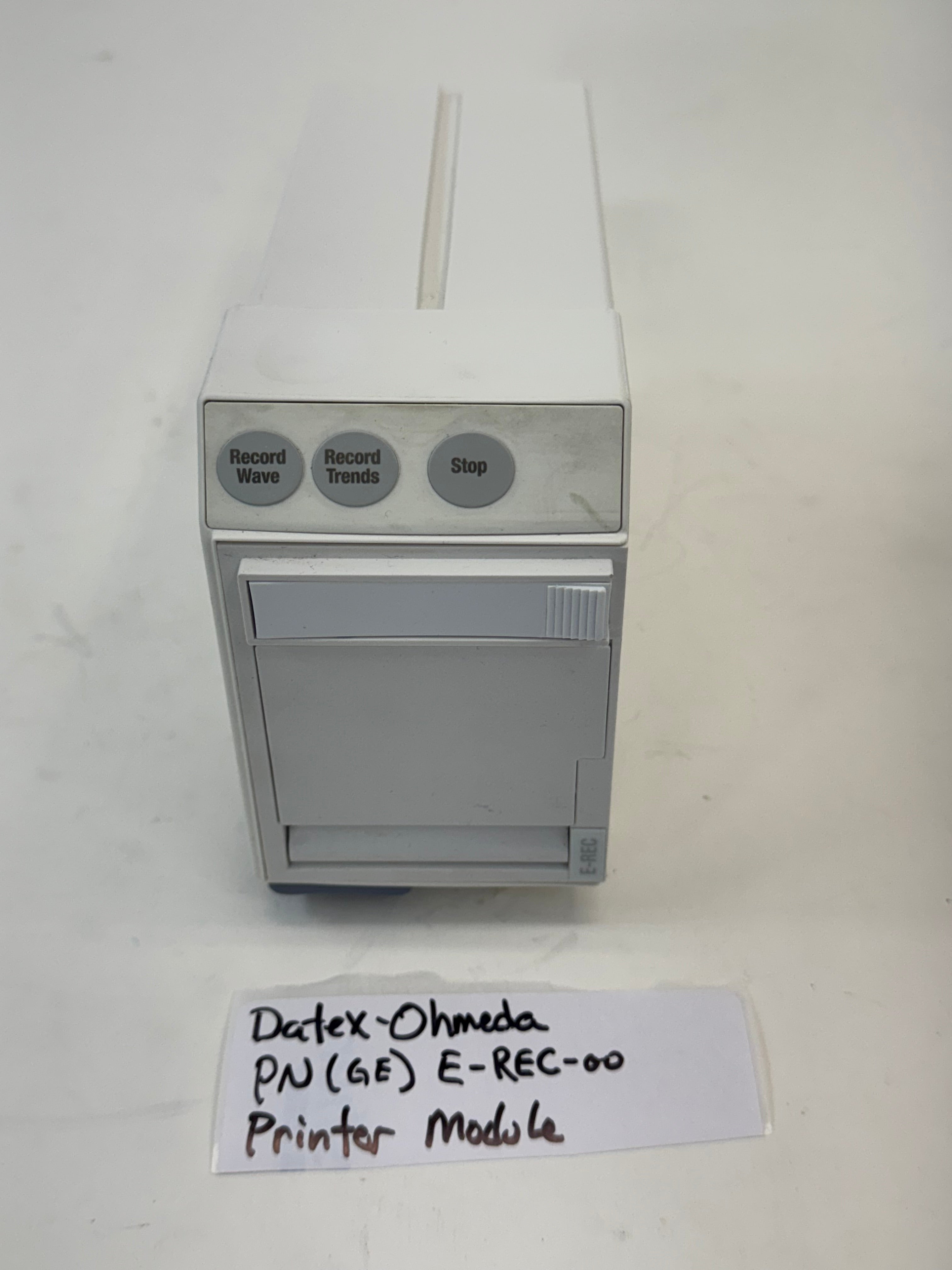 GE Datex-Ohmeda E-REC-00 Printer Module | Anesthesia Machine Parts