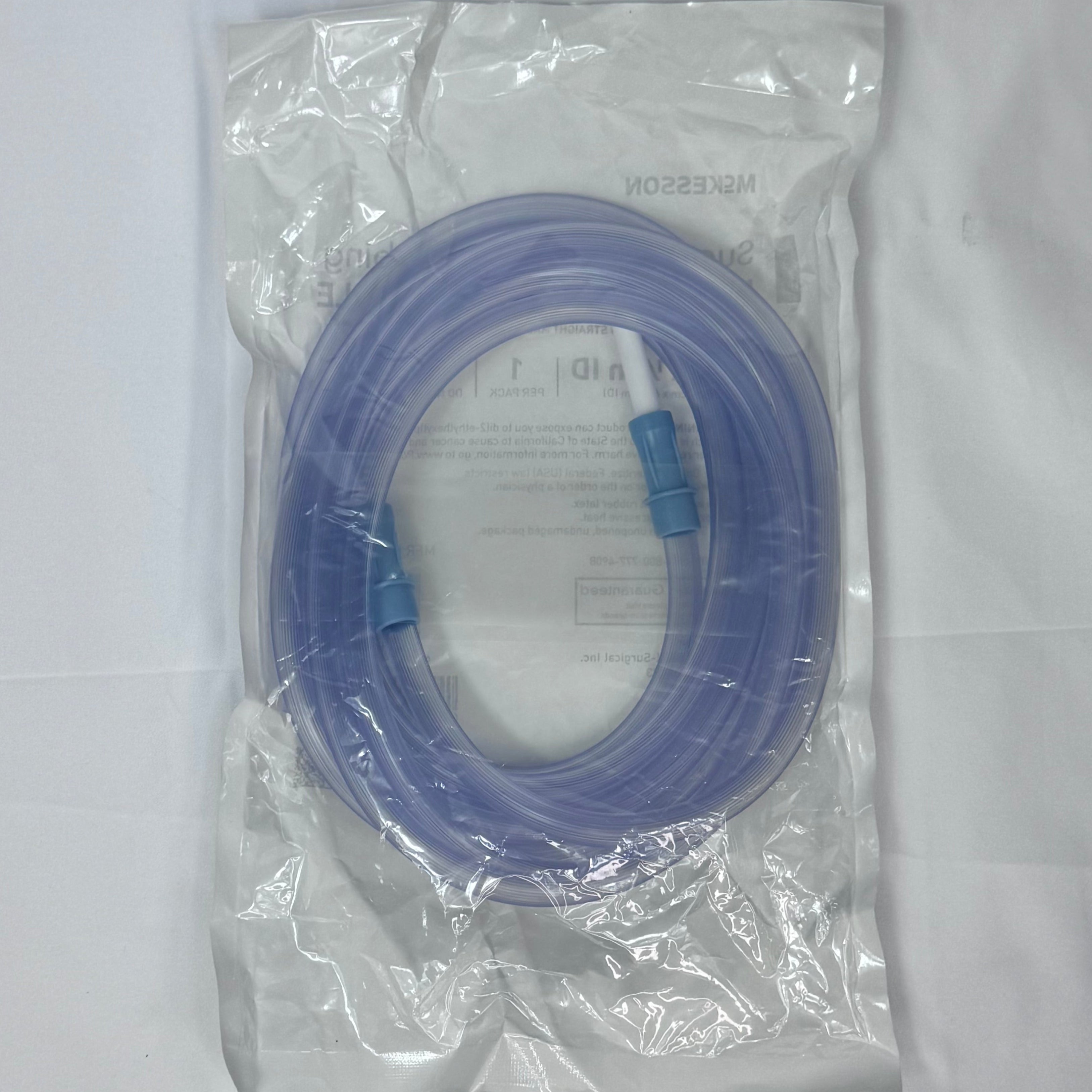 McKesson Connecting Tubing 16-66307, 3/16" x 7', Non-Sterile, Latex-Free, Box of 9
