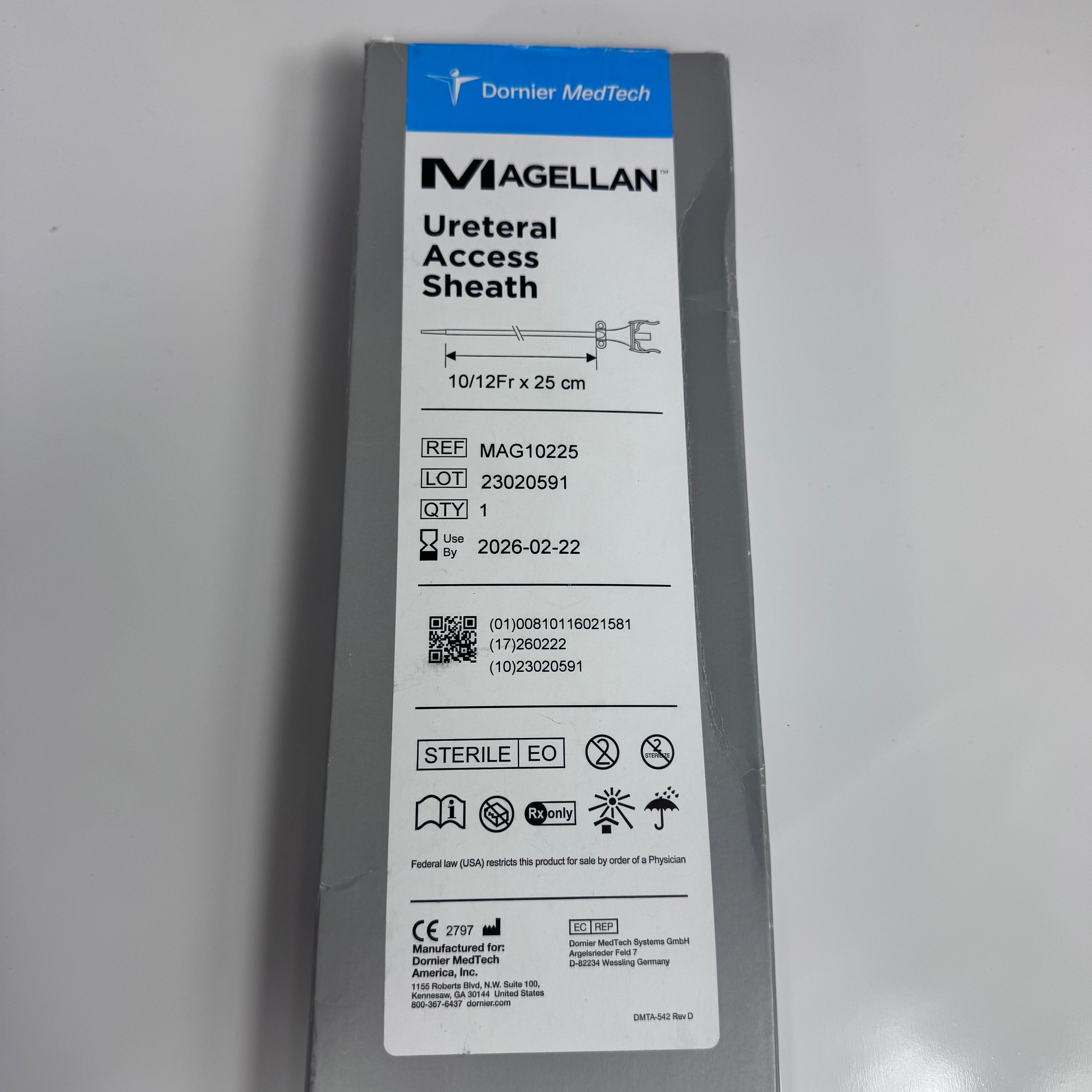 Dornier MAG10225 | Magellan Ureteral Access Sheath One per Box