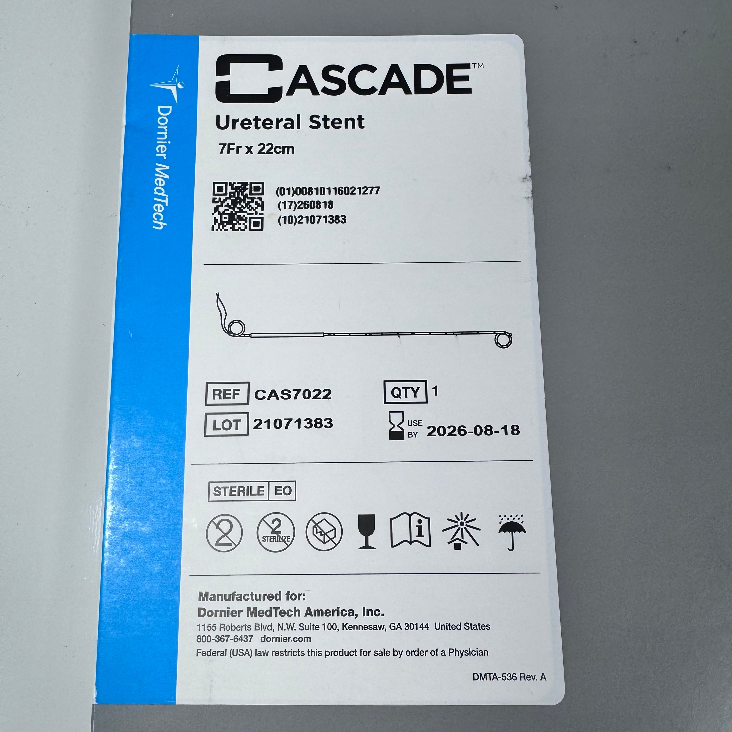 Cascade CAS7022 | Ureteral Stent One in each box