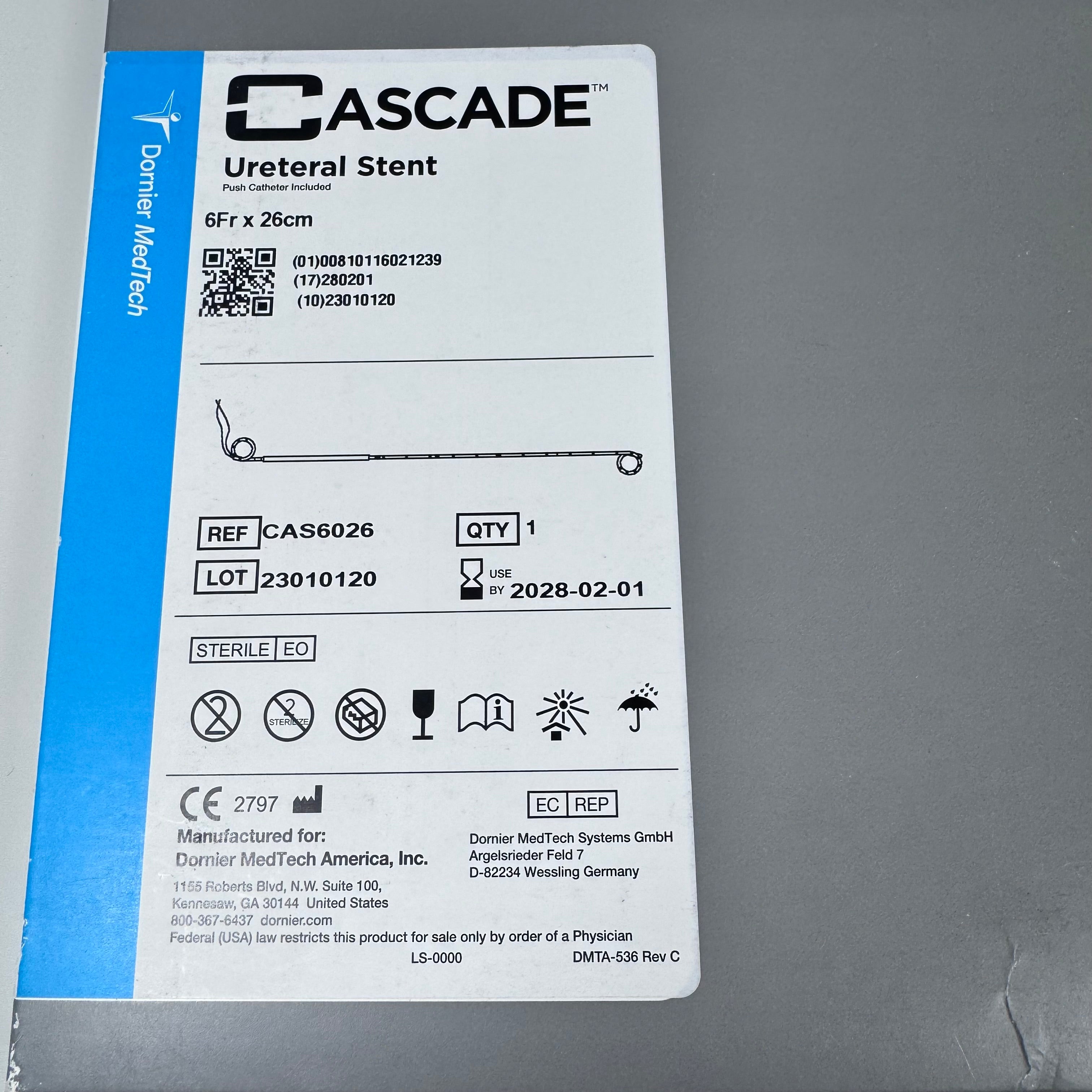 Cascade CAS6026 | Ureteral Stent One in each box