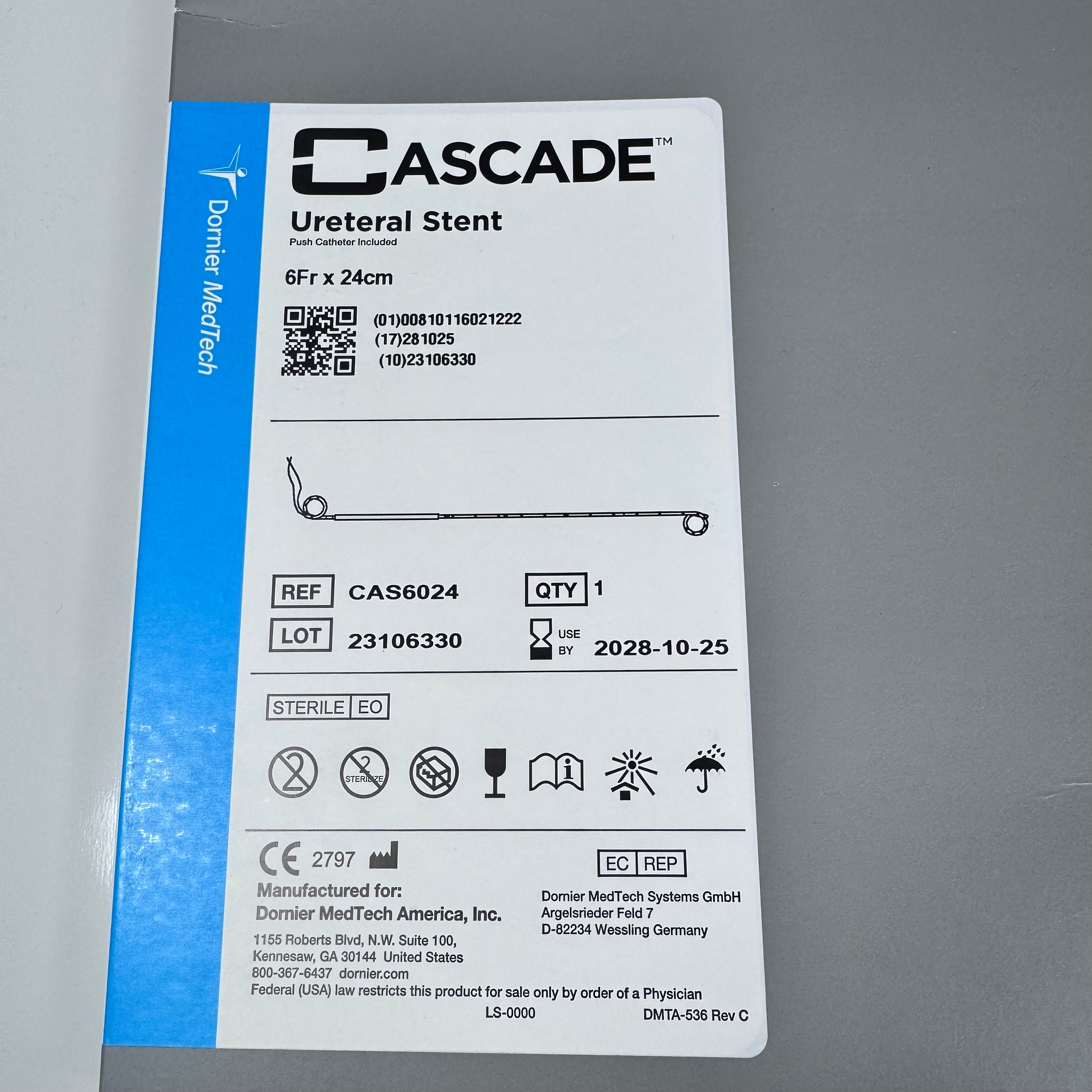 Dornier Cascade CAS6024 | Ureteral Stent 1/Box