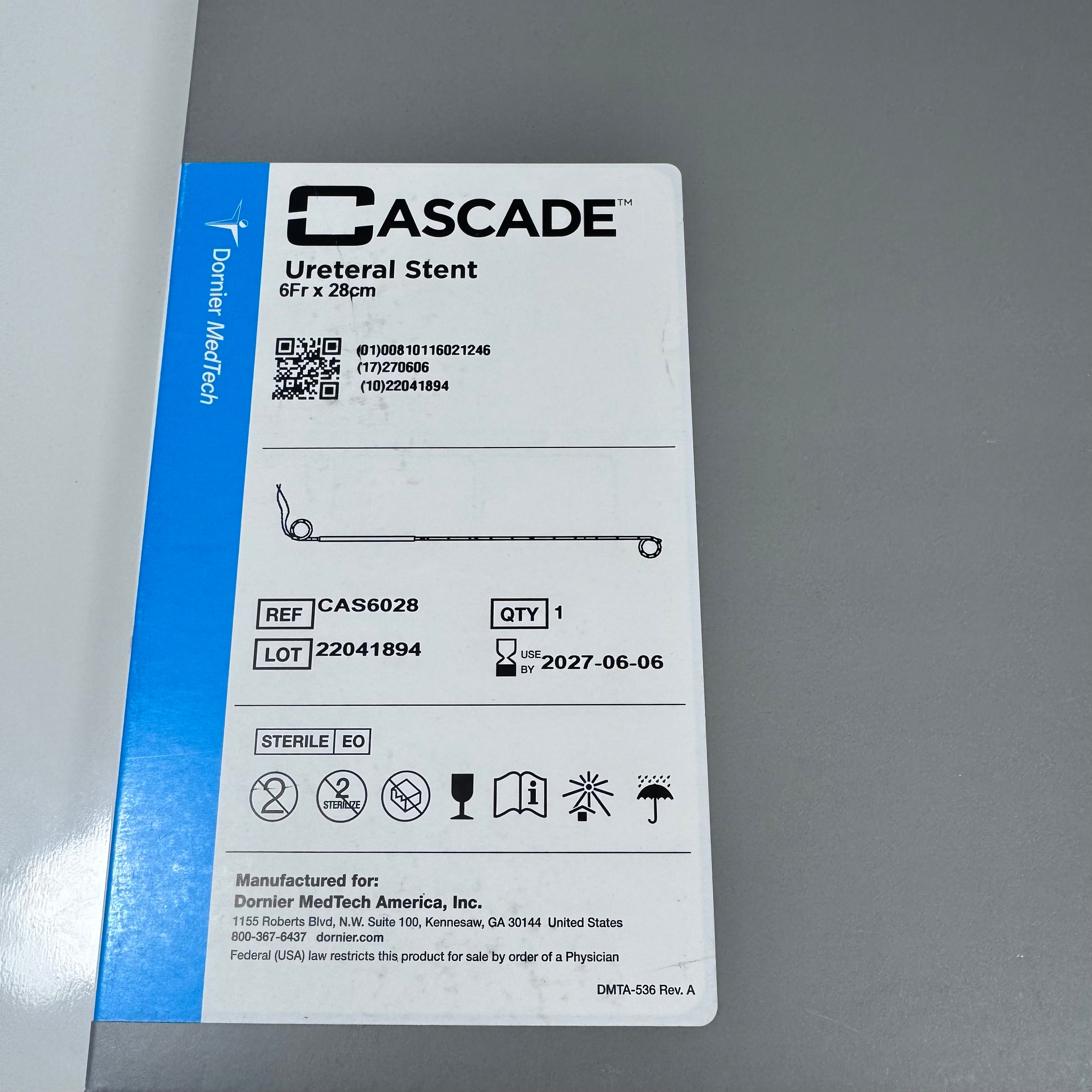 Cascade CAS6028 | Ureteral Kidney Stone Stent Urology