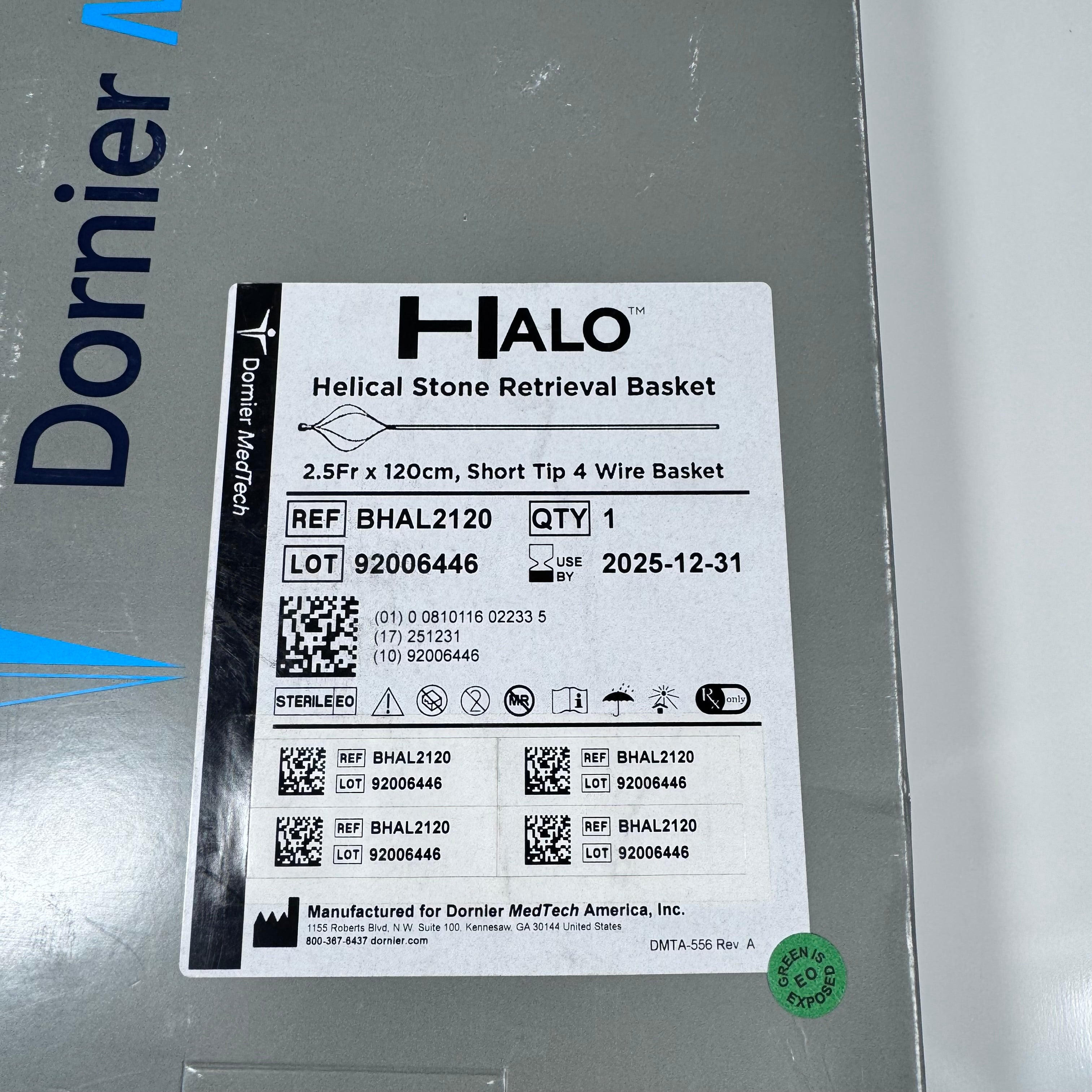 Dornier BHAL2120 | Halo Helical Stone Retrieval Basket