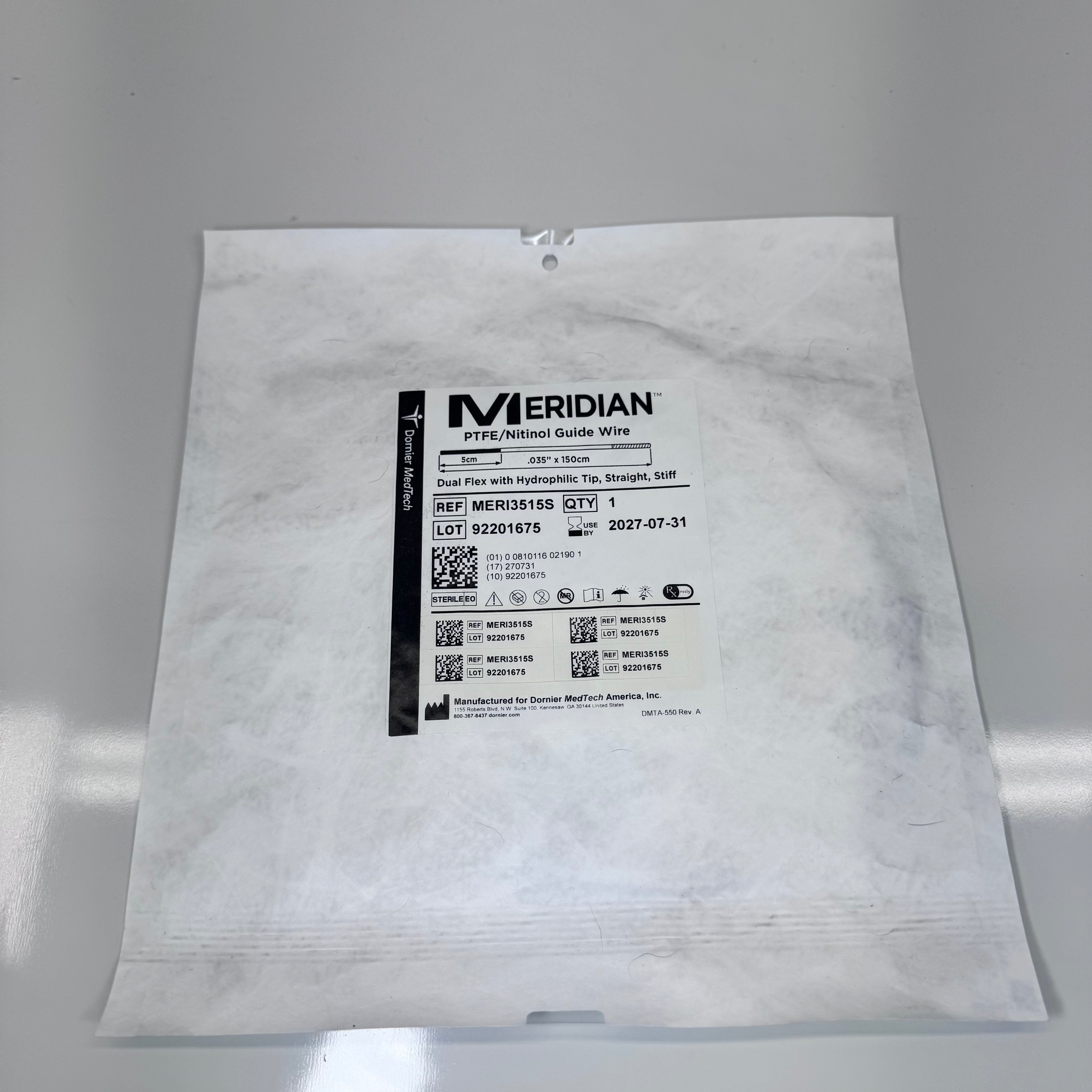 Dornier MERI3515S | Meridian PTFE/Nitinol Guide Wire