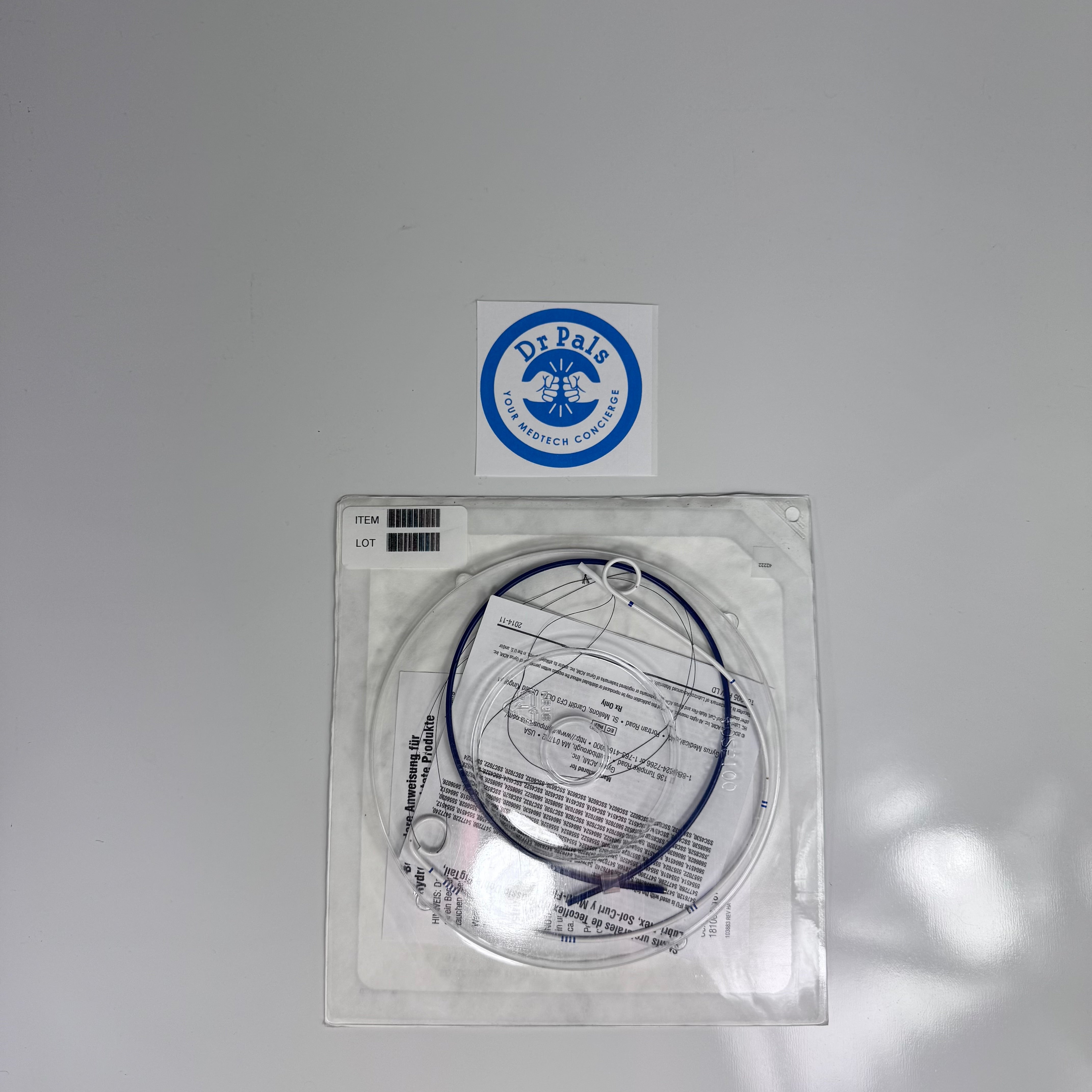 Olympus Gyrus ACMI 5606026 | Double Pigtail Ureteral Stent, Hydrophilic Coated, 6 Fr x 26 cm