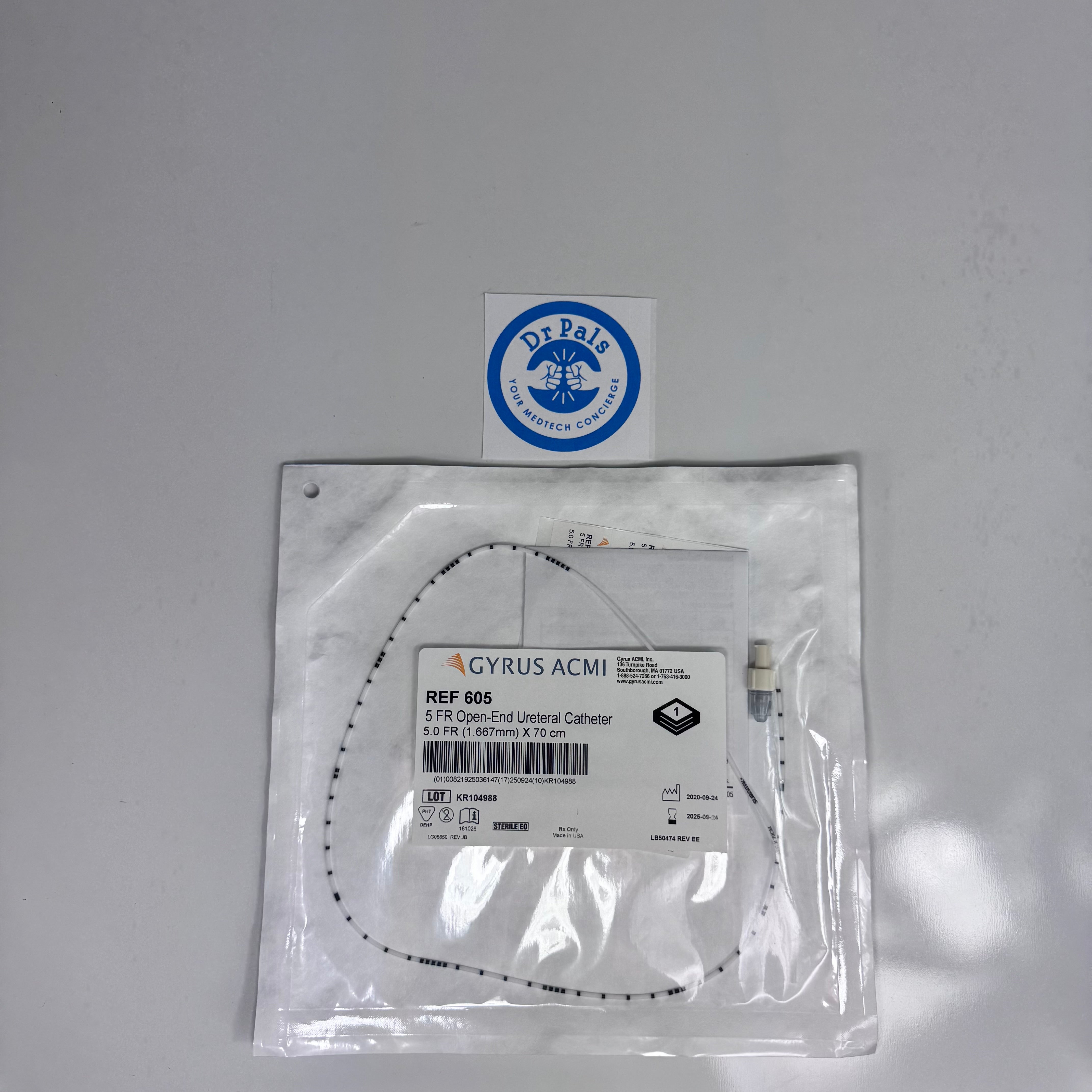 Olympus Gyrus ACMI 605 | 5 Fr Open End Ureteral Catheter, 70 cm