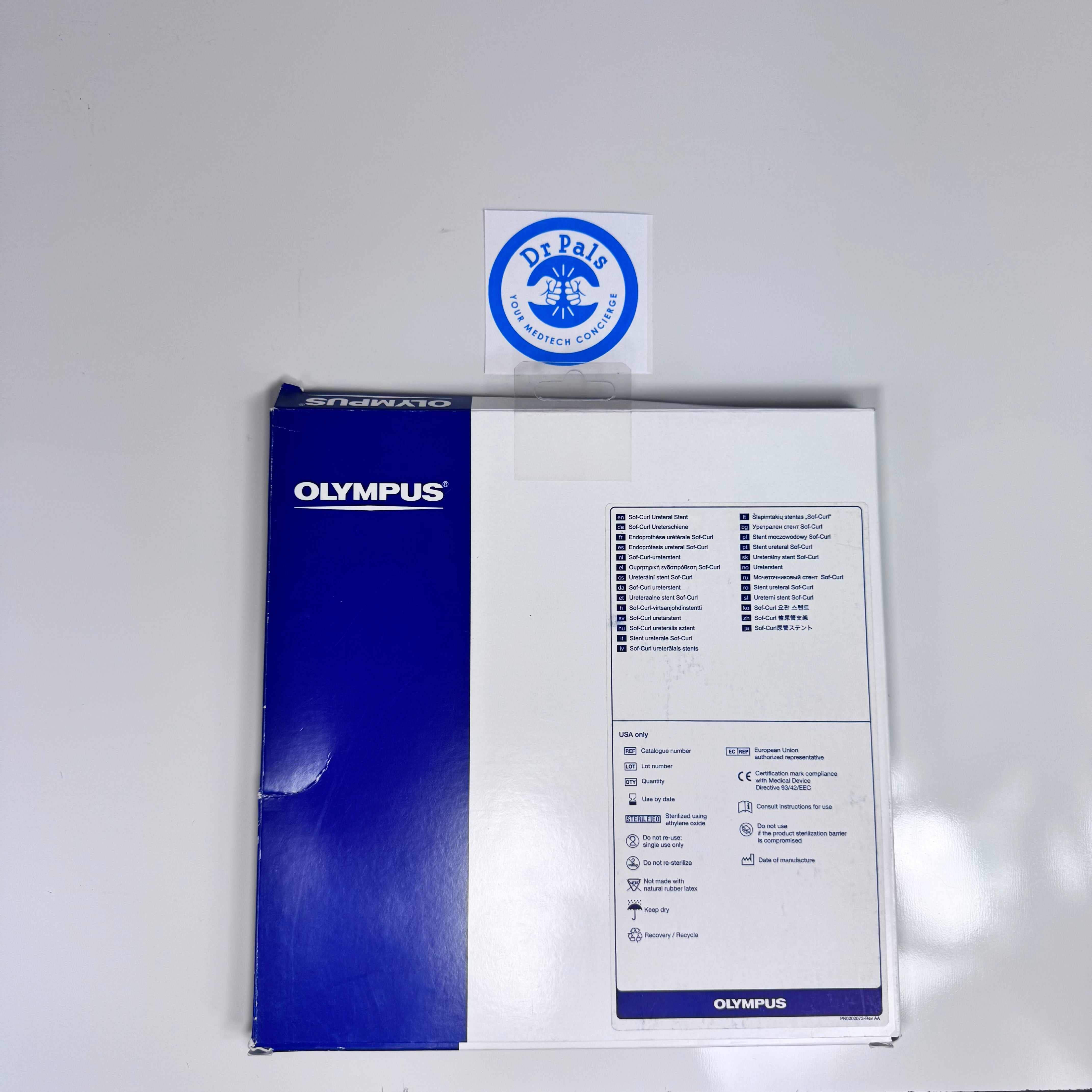 Olympus SSC4524 | Sof-Curl Ureteral Stent, 4.5 Fr x 24 cm