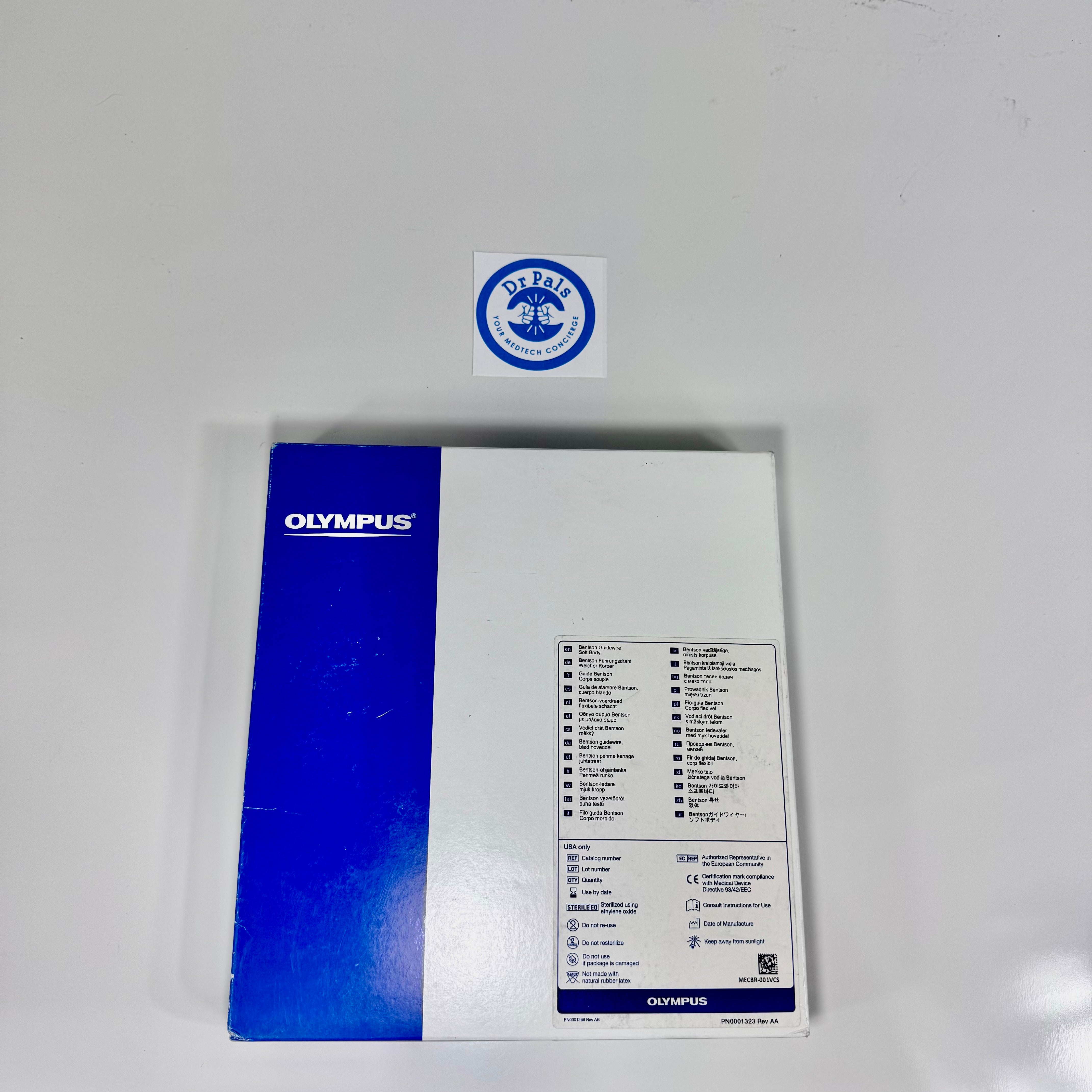 Olympus 10BX | Bentson Guidewire Straight Flexible Tip 5/Box