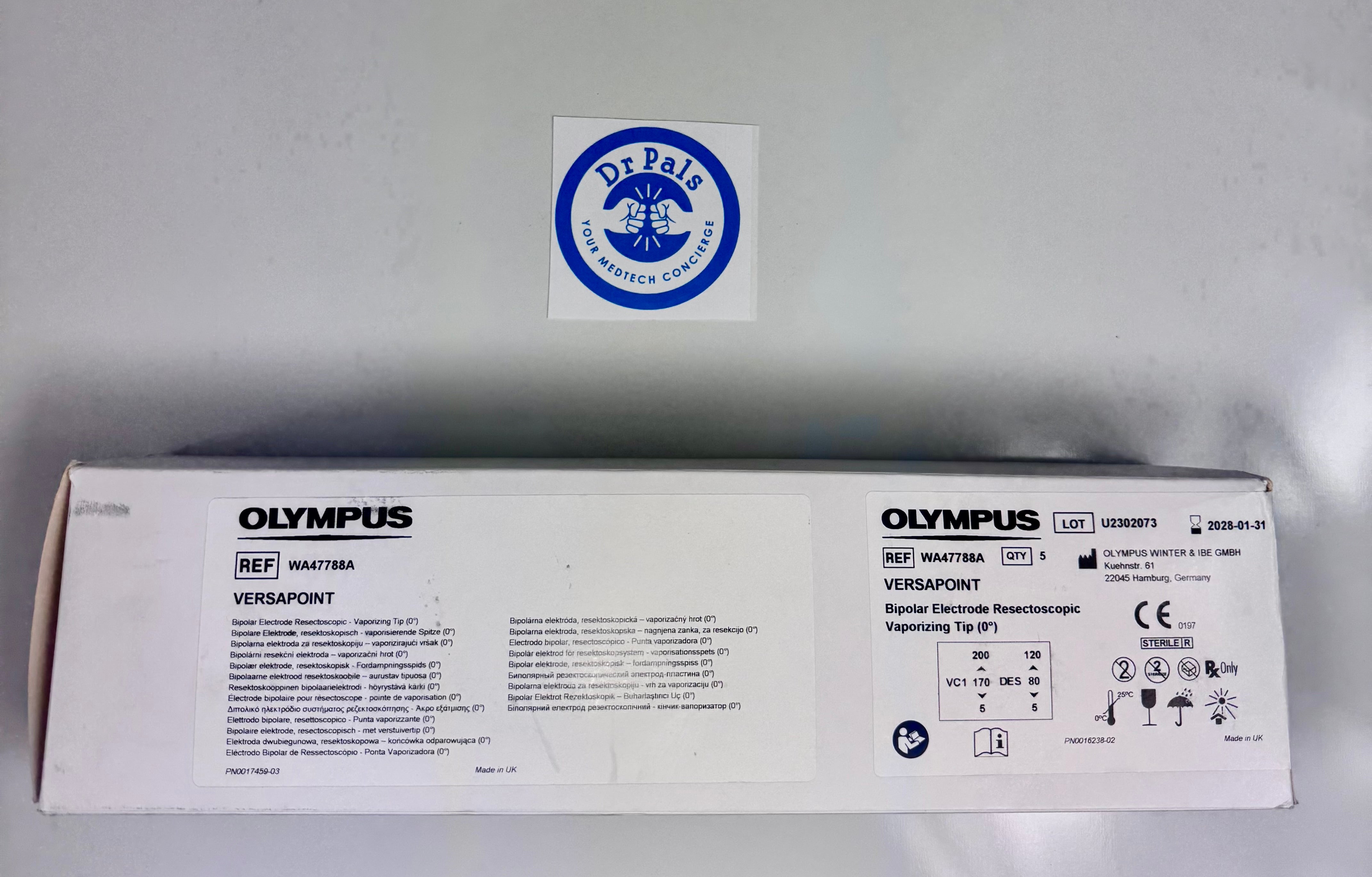 Olympus WA47788A | Bipolar Electrode Vaporizing Tip 5/Box