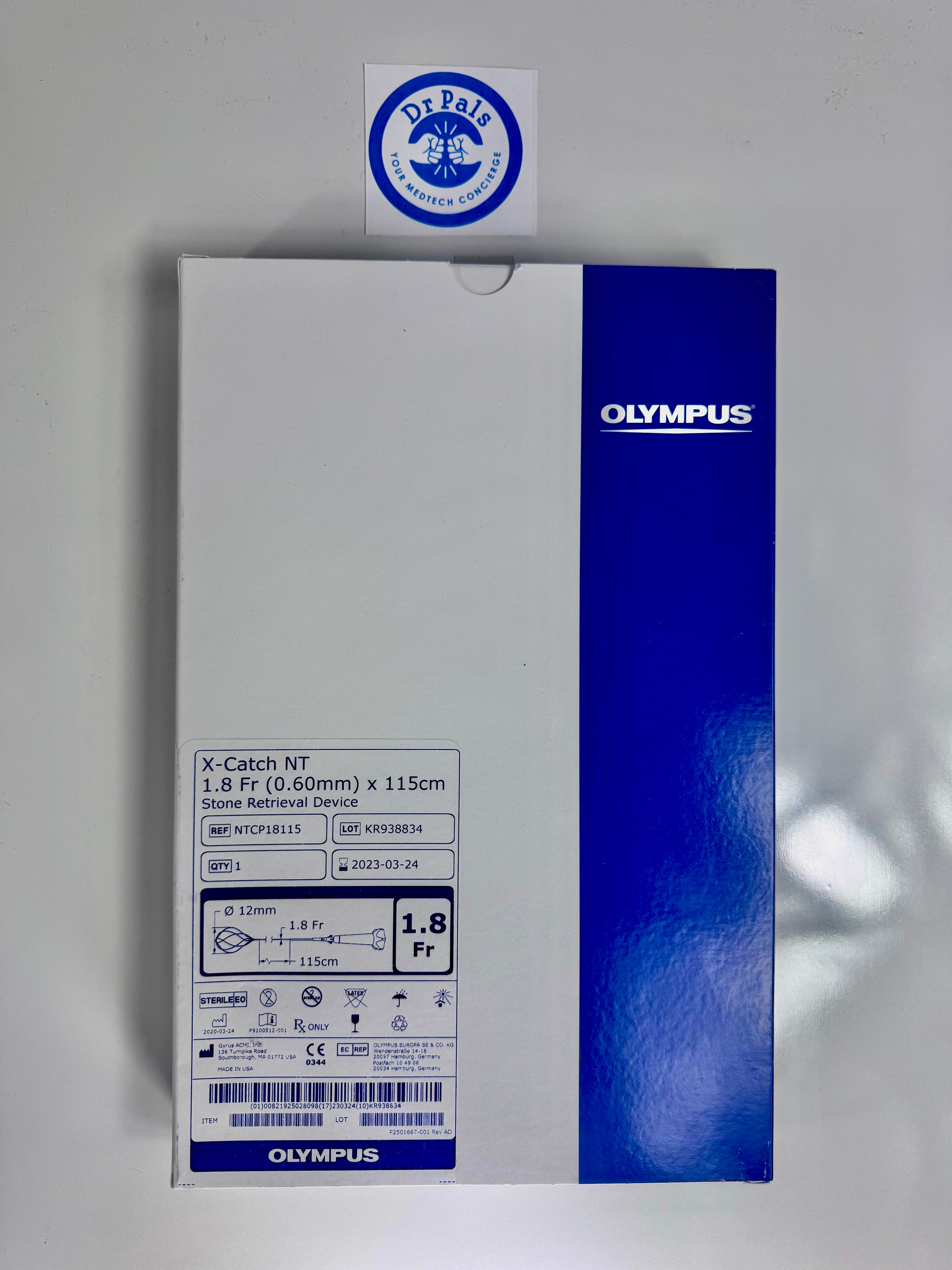 Olympus NTCP18115 | X-Catch NT No-Tip Nitinol Basket