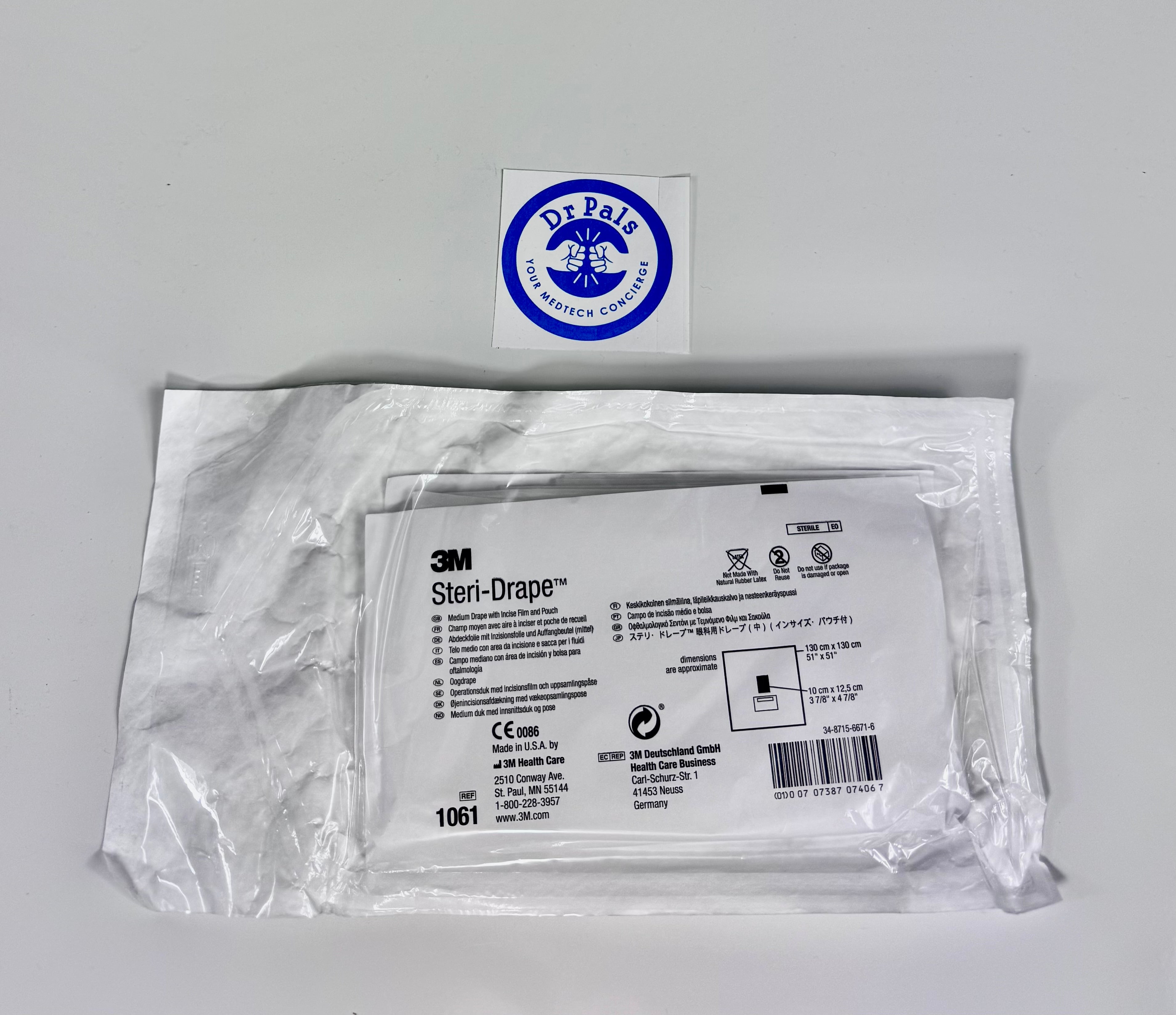 3M™ Steri-Drape™ 1061 | Medium Drape with Incise Film and Pouch 22/Box