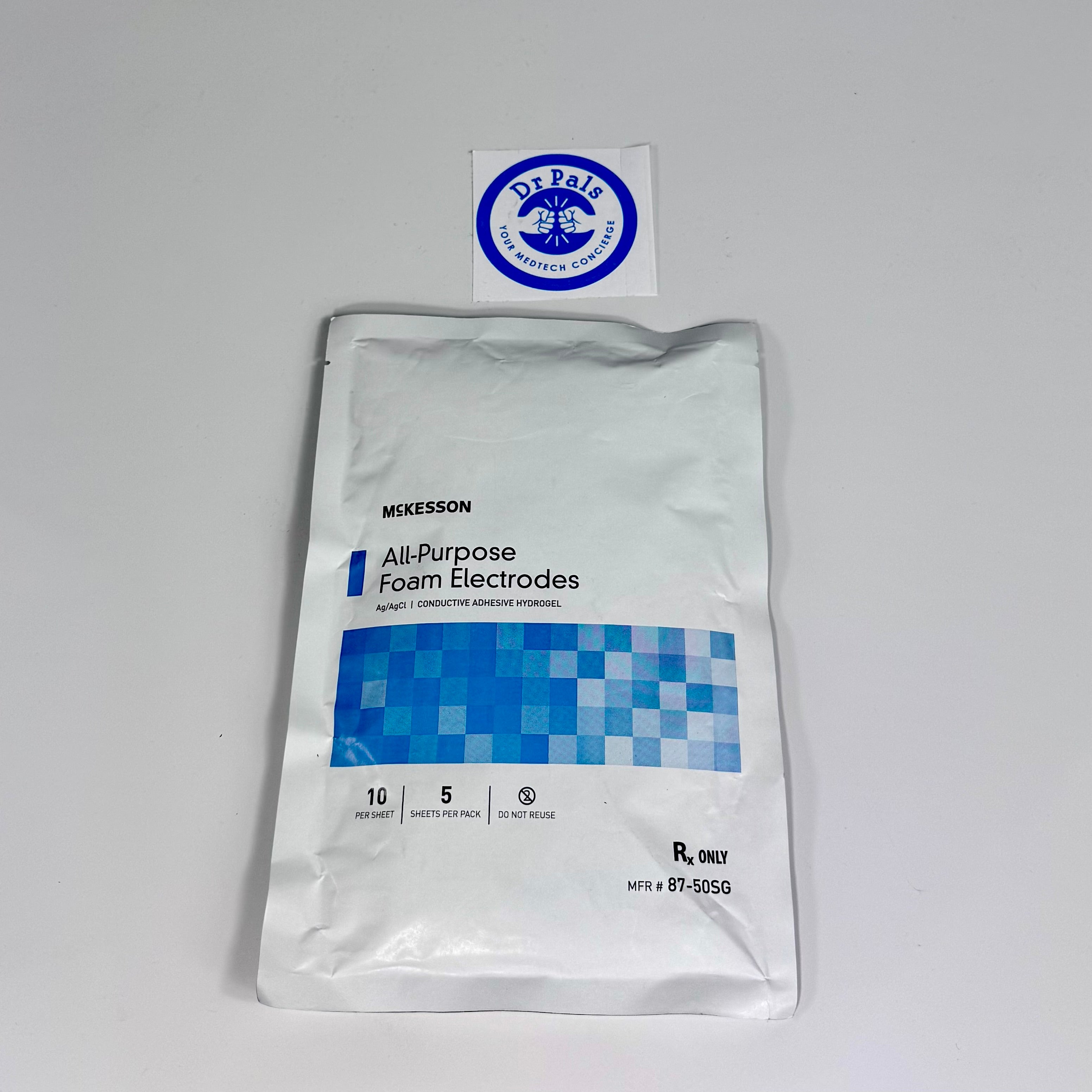 McKesson All Purpose Foam Electrodes 87-50SG 2/Box