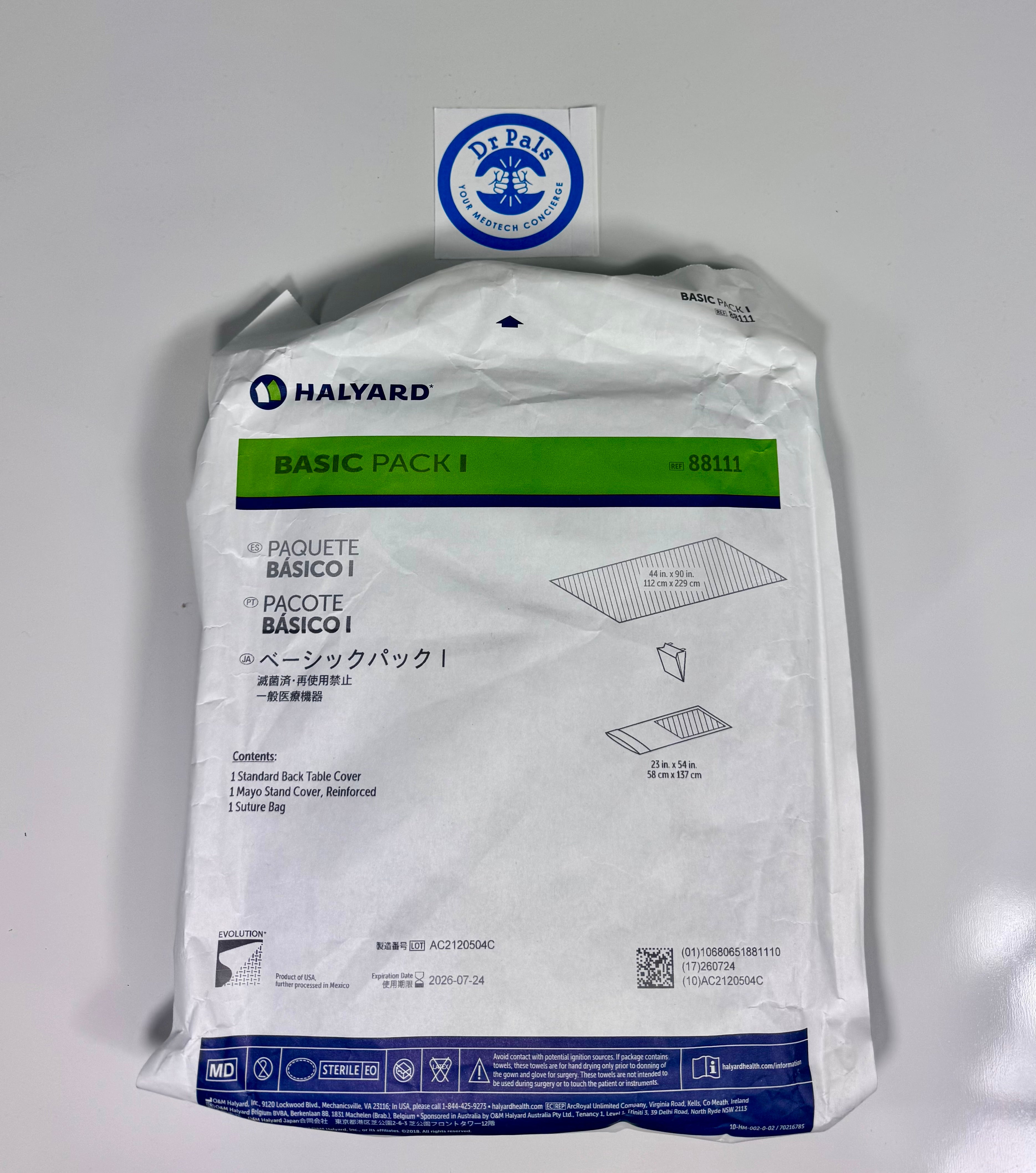 Halyard Basic Pack I 88111 | 5/Box