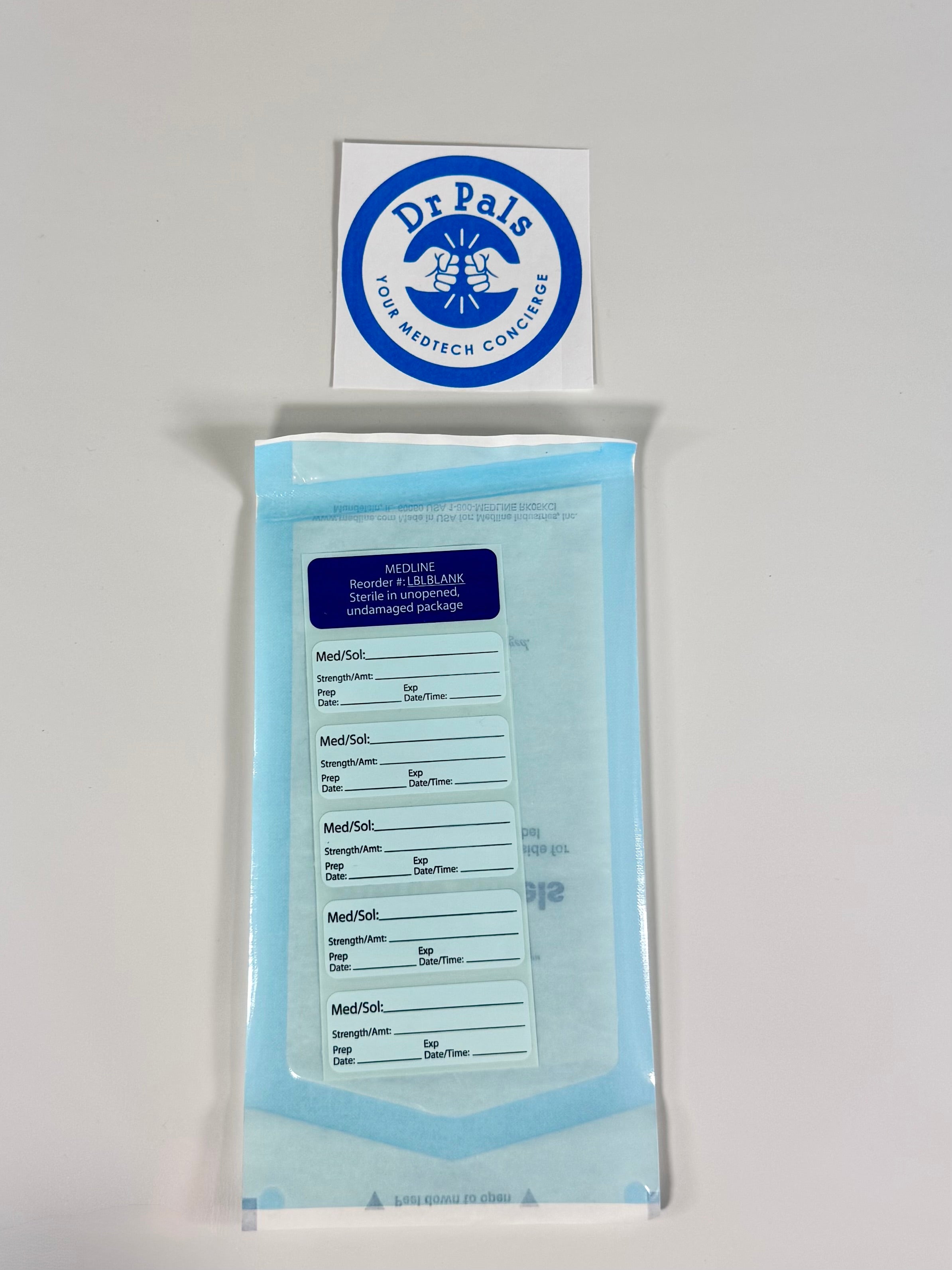 Medline Sterile Blank Surgical Labels LBLBLANK 67/Box