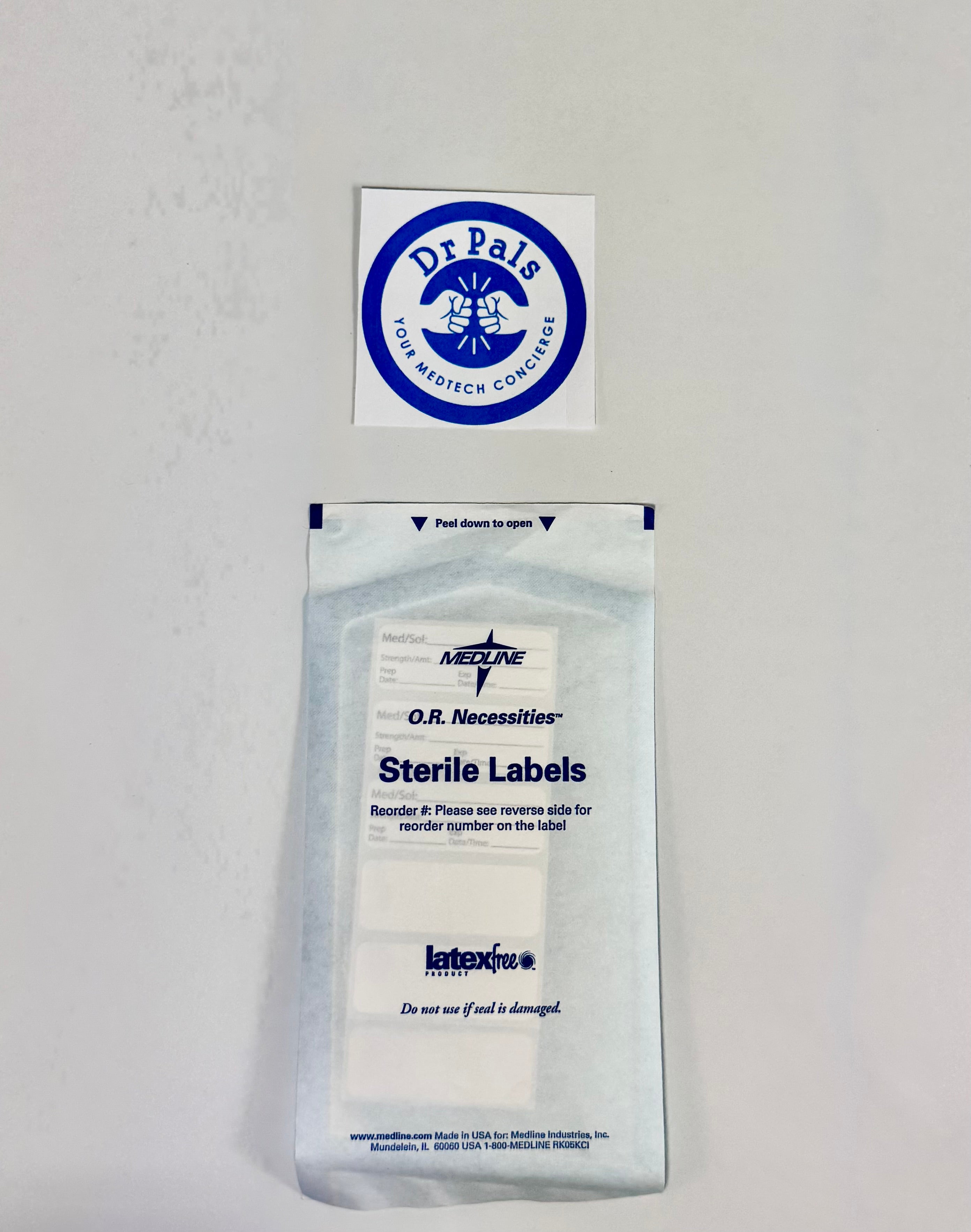 Medline Sterile Blank Surgical Labels LBLBLANK 67/Box