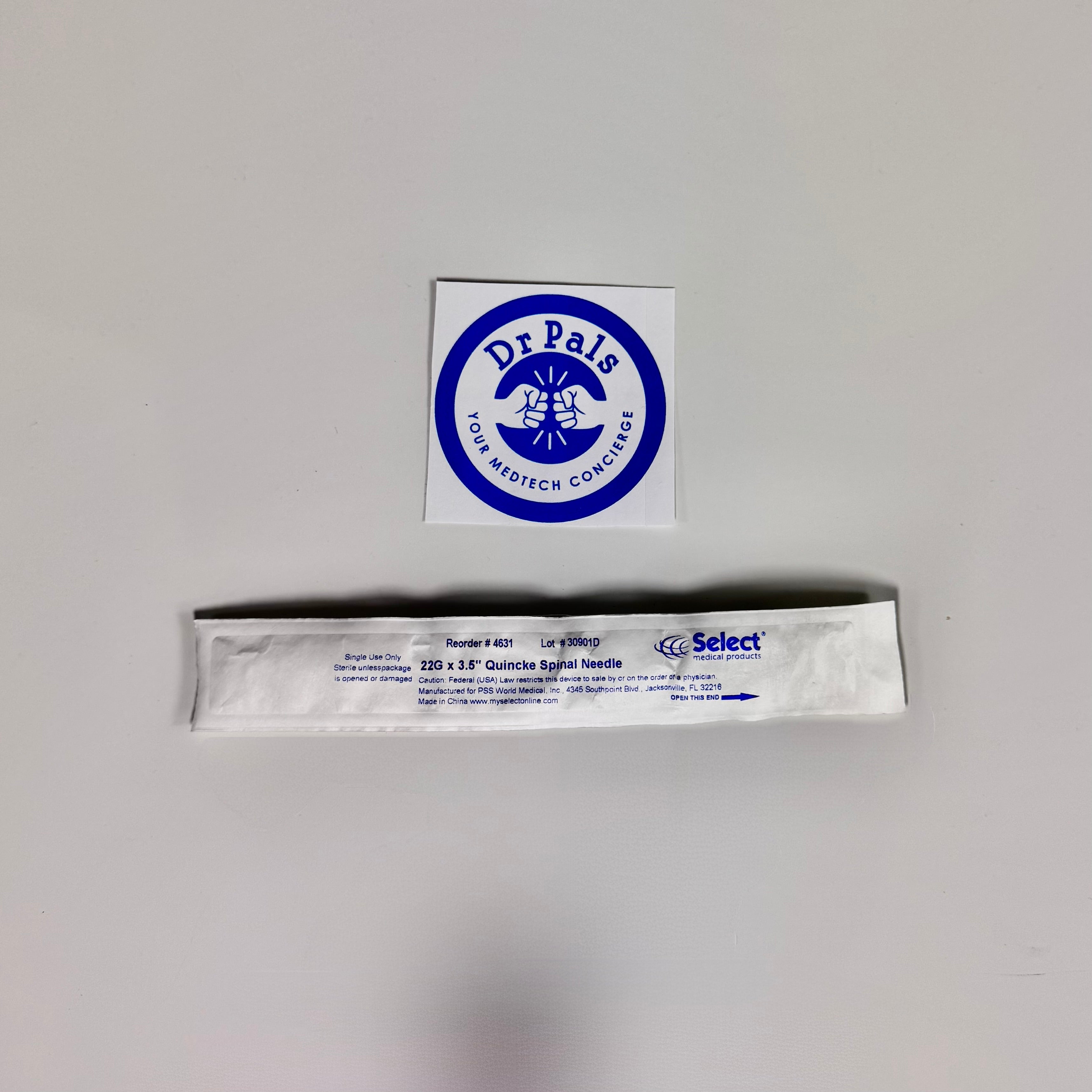 SELECT Quincke-Style Spinal Needle 4631 | 22G x 3.5" 22/Box