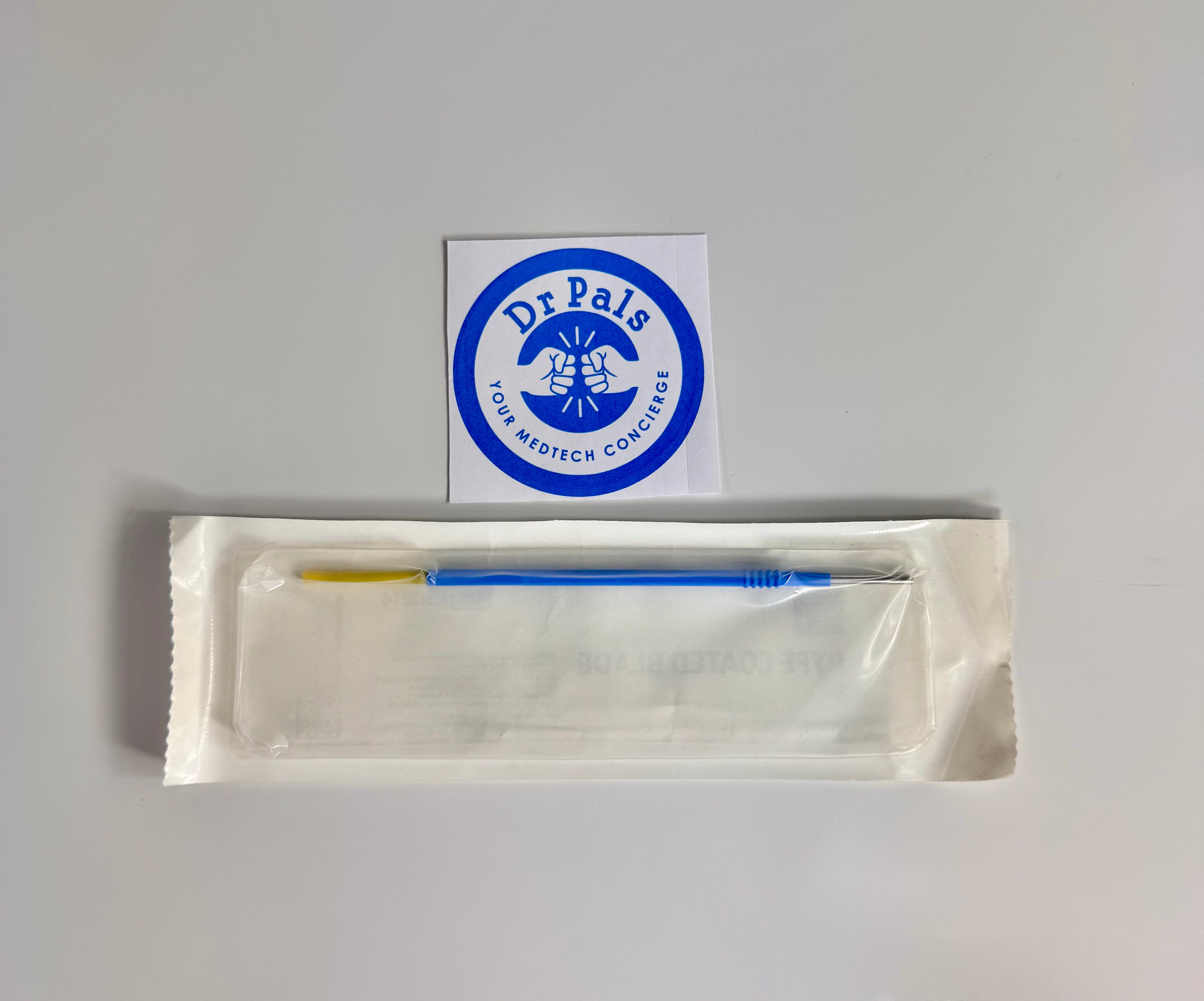 Medline Blue Silk Nonstick PTFE-Coated Blade Electrode ES0014 | 9/Box