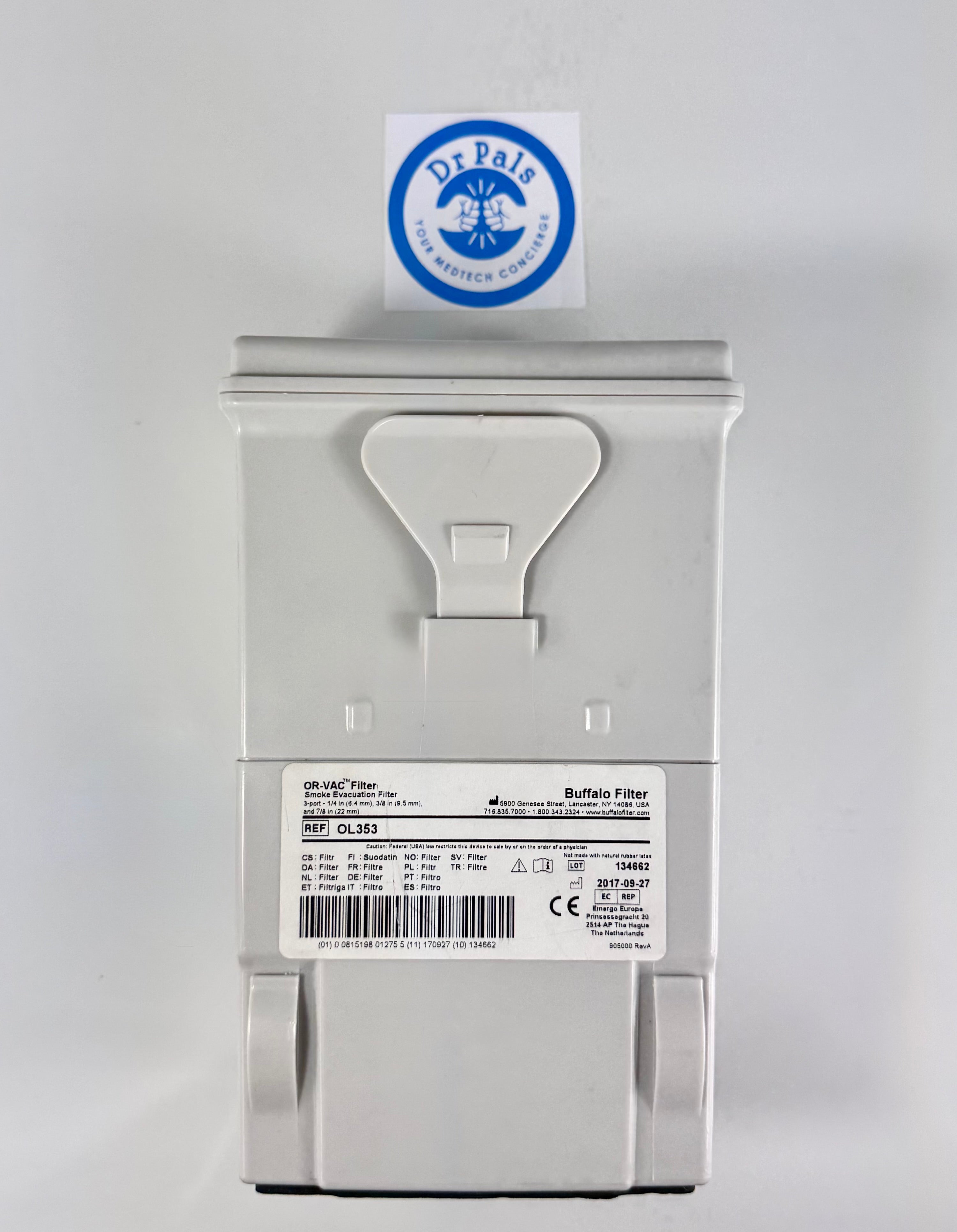 Buffalo Filter OL353 | OR-VAC Smoke Evacuation Filter