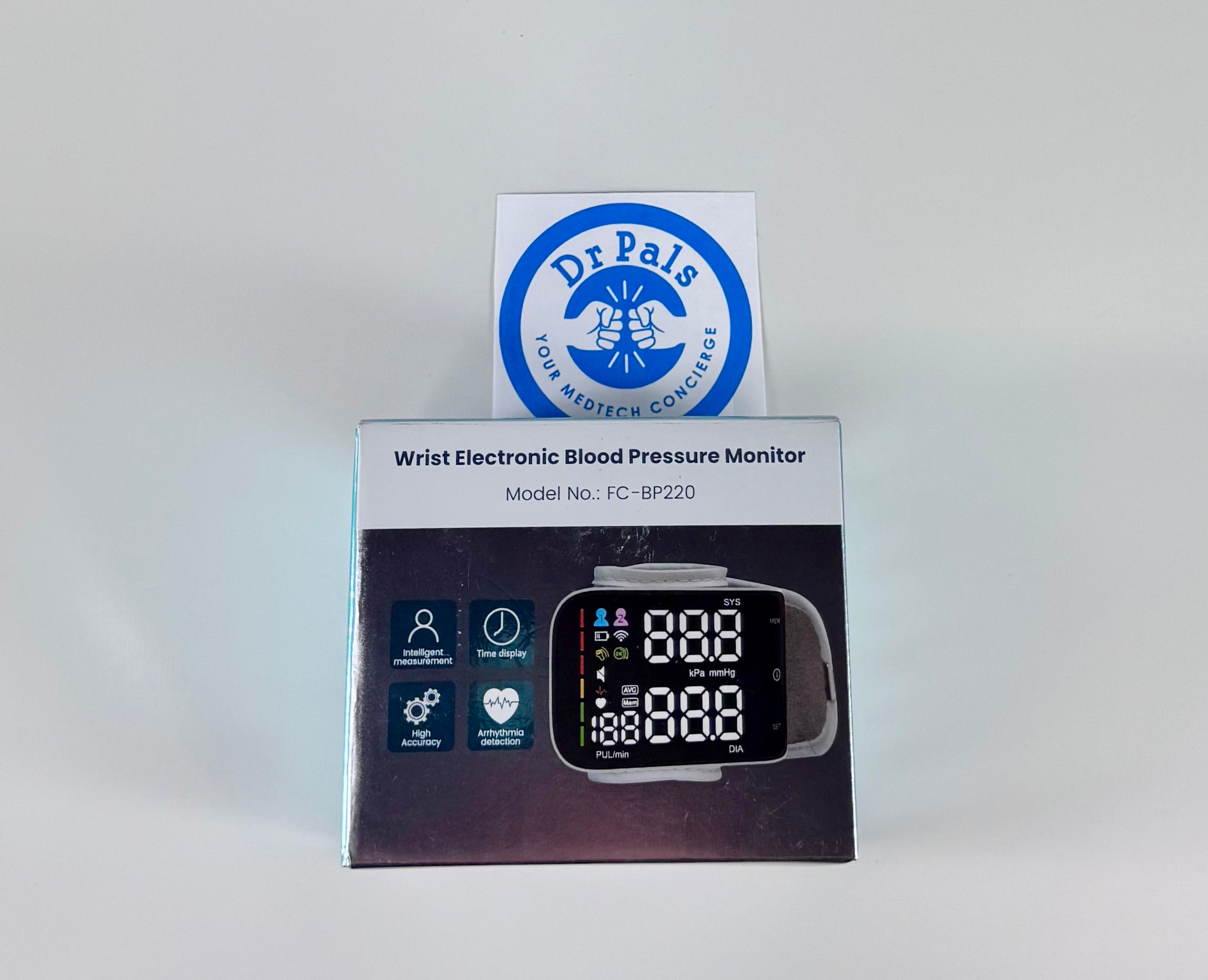 Wrist Electronic Blood Pressure Monitor – Accurate, Portable, and User-Friendly