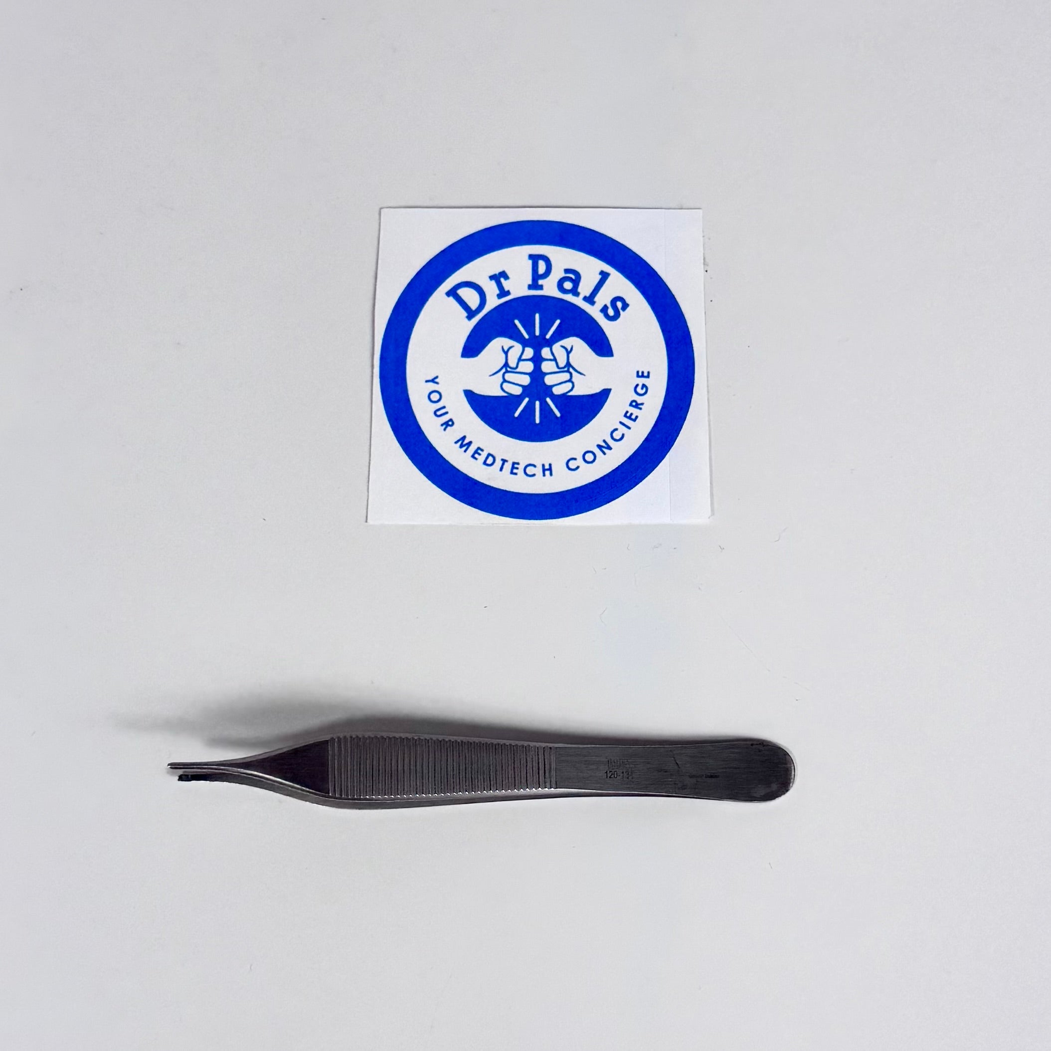 Hayden Medical 120-134 Adson Tissue Forceps, 4-3/4", 1x2 Teeth, Delicate 1.5mm Tip, Straight