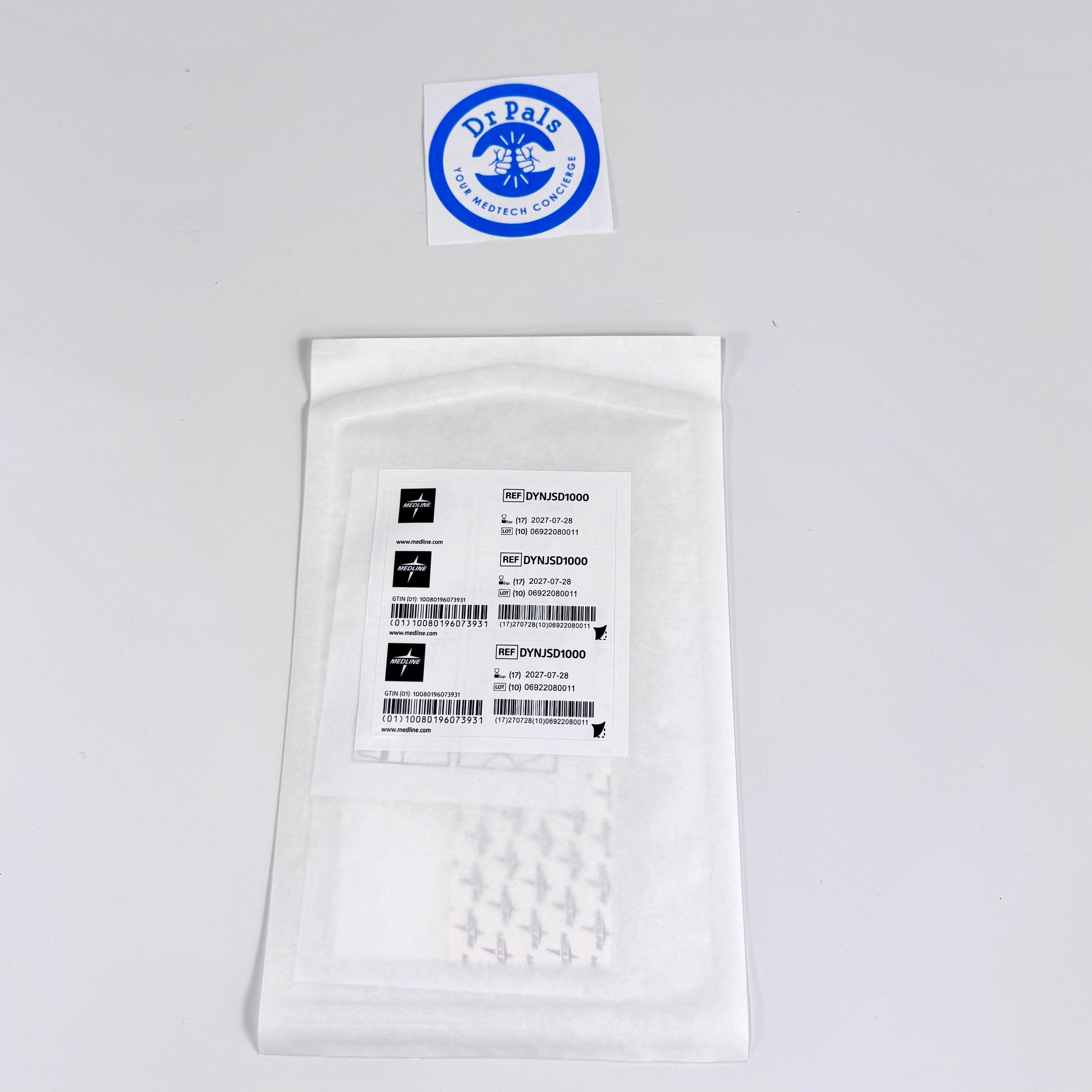 Medline Invisishield DYNJSD1000 Multipurpose Surgical Towel Drape – Small, 12" x 18" 10/Box