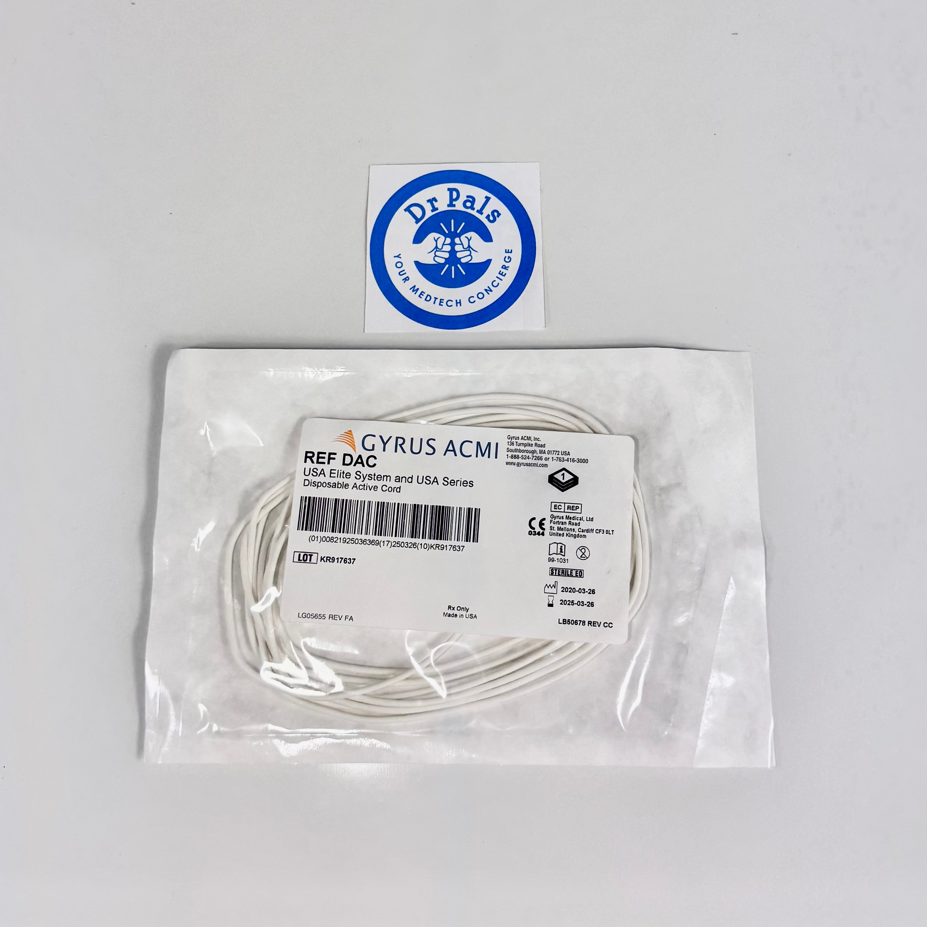 ACMI DAC USA Elite System and USA Series Disposable Active Cord 10/ Box (Expired)