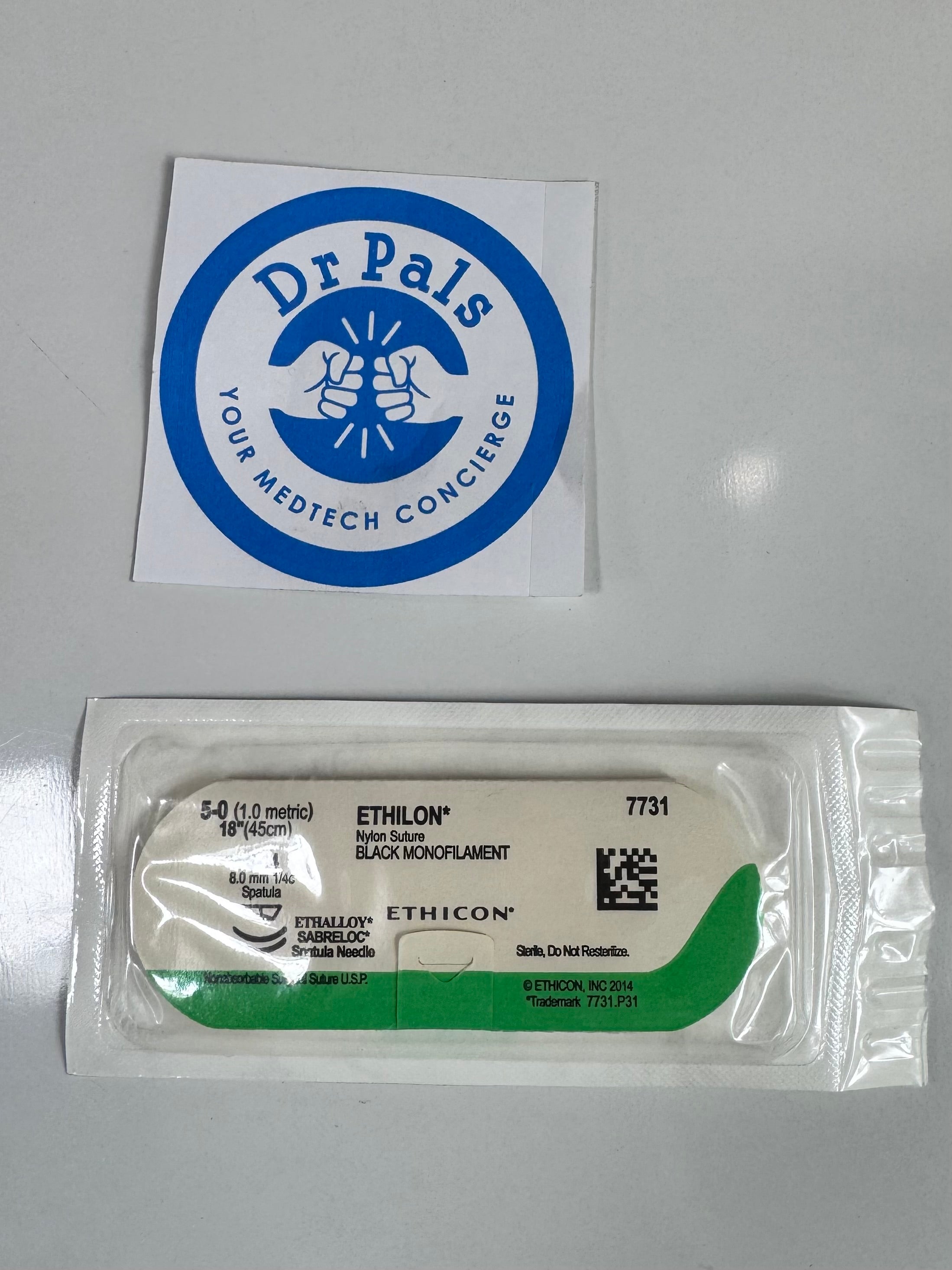 Ethilon Nylon Suture Black Monofilament 7731G (Ethicon) 8/box