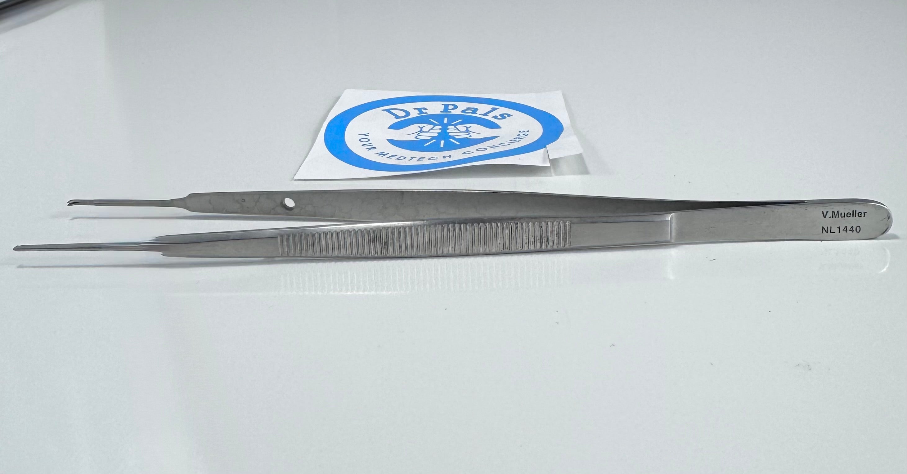 V. Mueller NL1440 Gerald Tissue Forceps | 7" Delicate, 1x2 Teeth