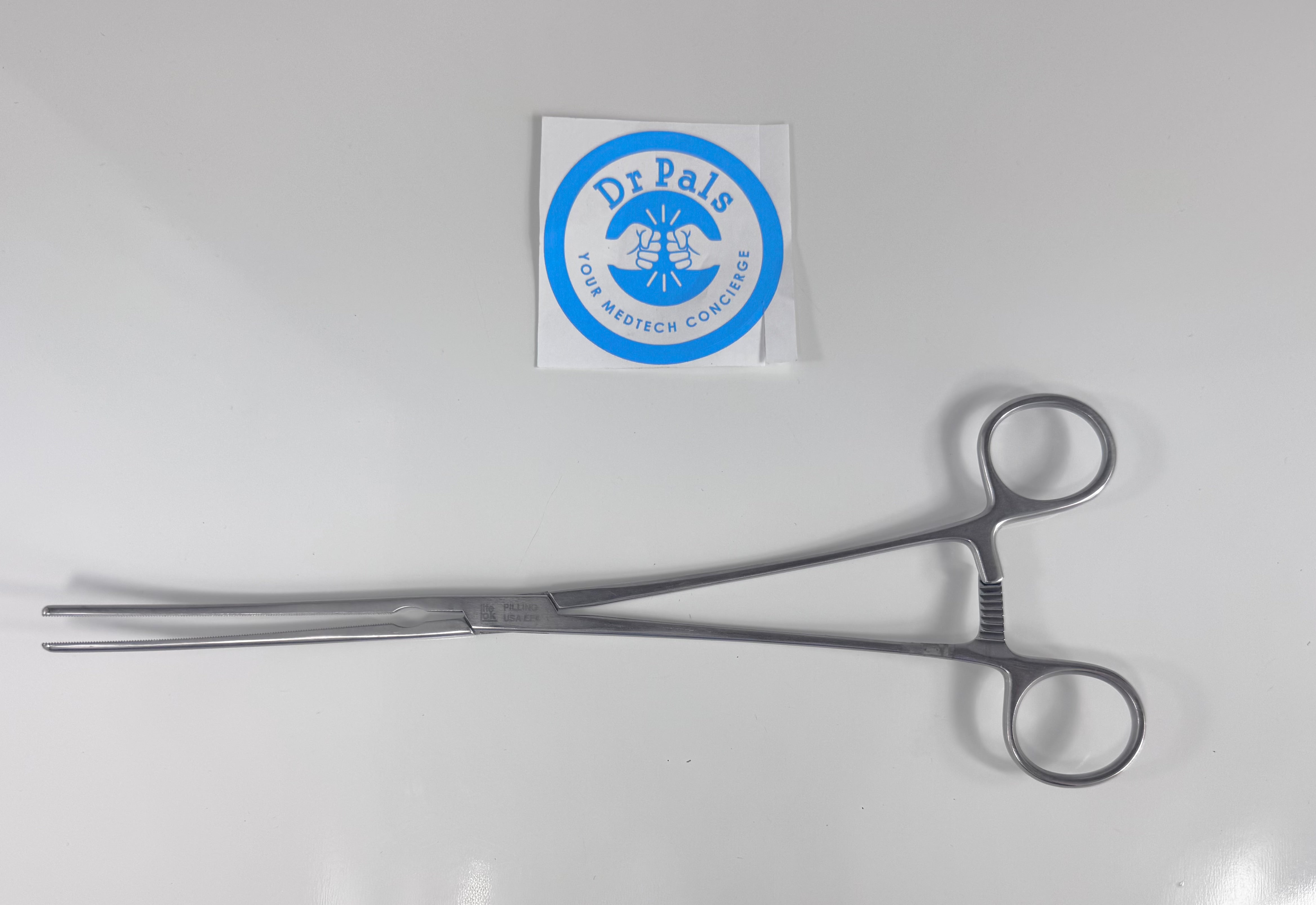 Pilling 35-3602 DeBakey Aneurysm Aorta Clamp | 10" Artery Clamp