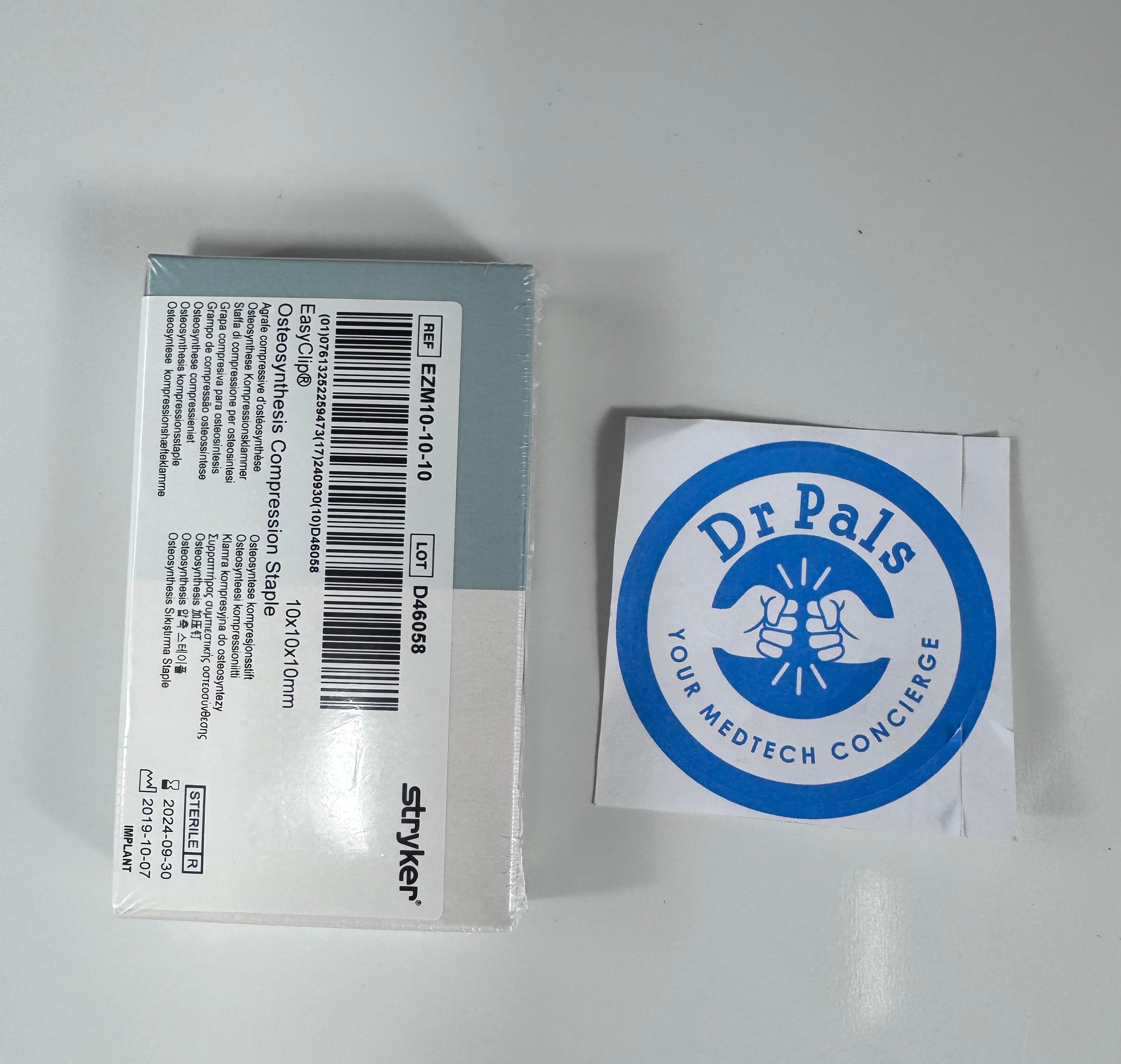 Stryker EZM10-10-10 | EasyClip Osteosynthesis Compression Staple, 10x10x10mm