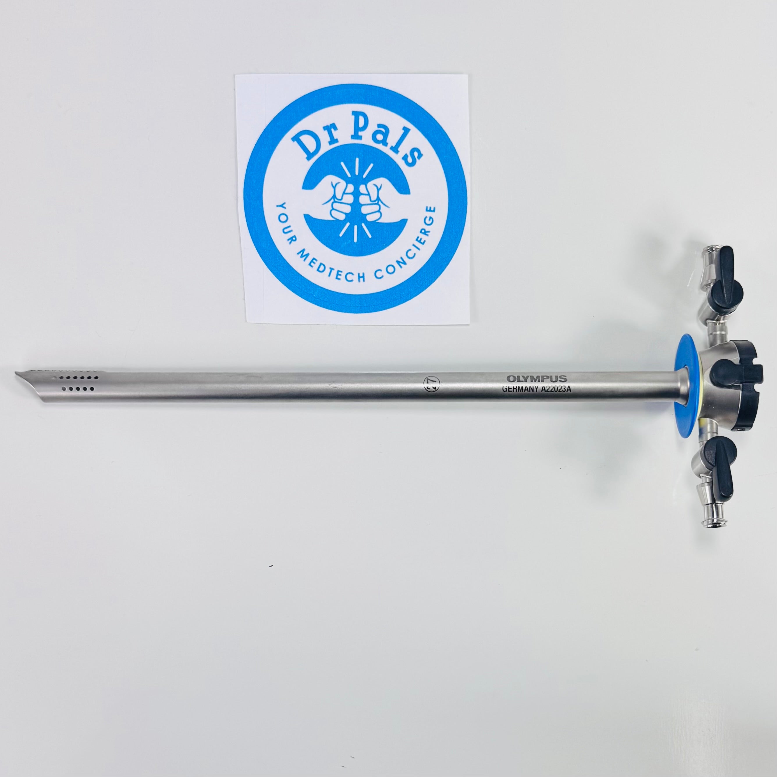 Olympus A22023A Continuous-Flow Resectoscope Outer Sheath | 27 Fr Fixed Stopcocks