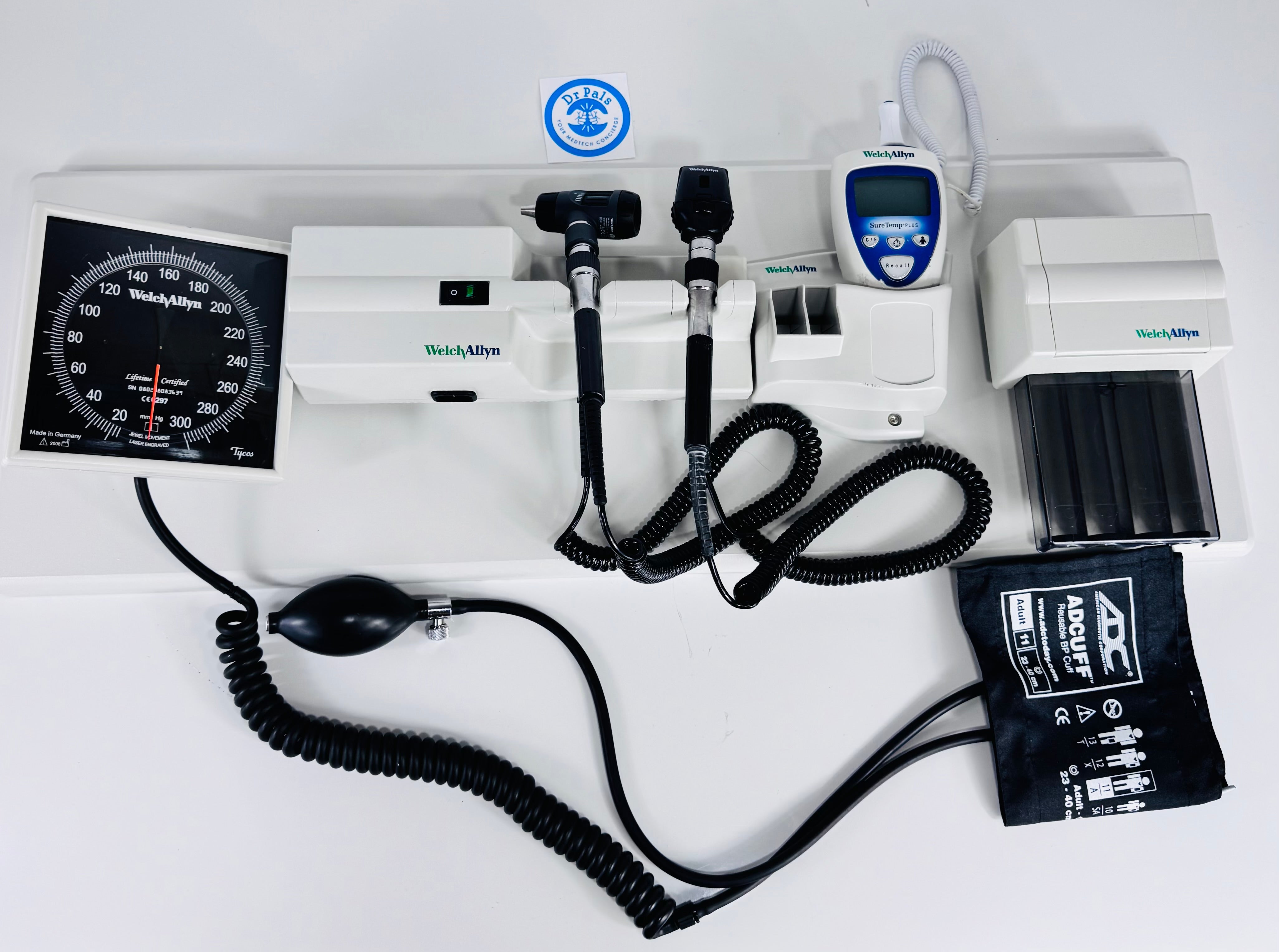 Welch Allyn 767 Wall Transformer 23810 Otoscope and 11710 Ophthalmoscope