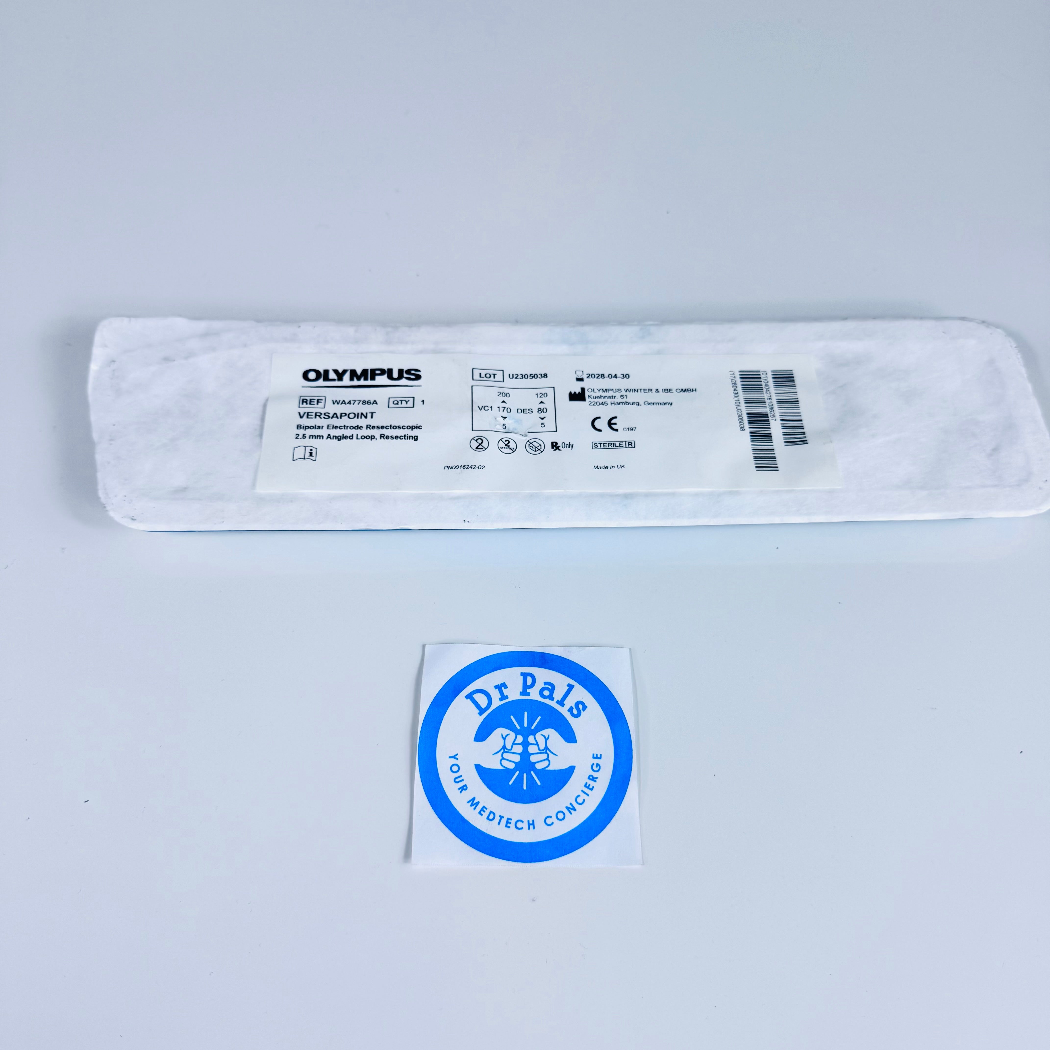 Olympus WA47786A | Versapoint Bipolar Resection Angled Loop Electrode - Each- In Date