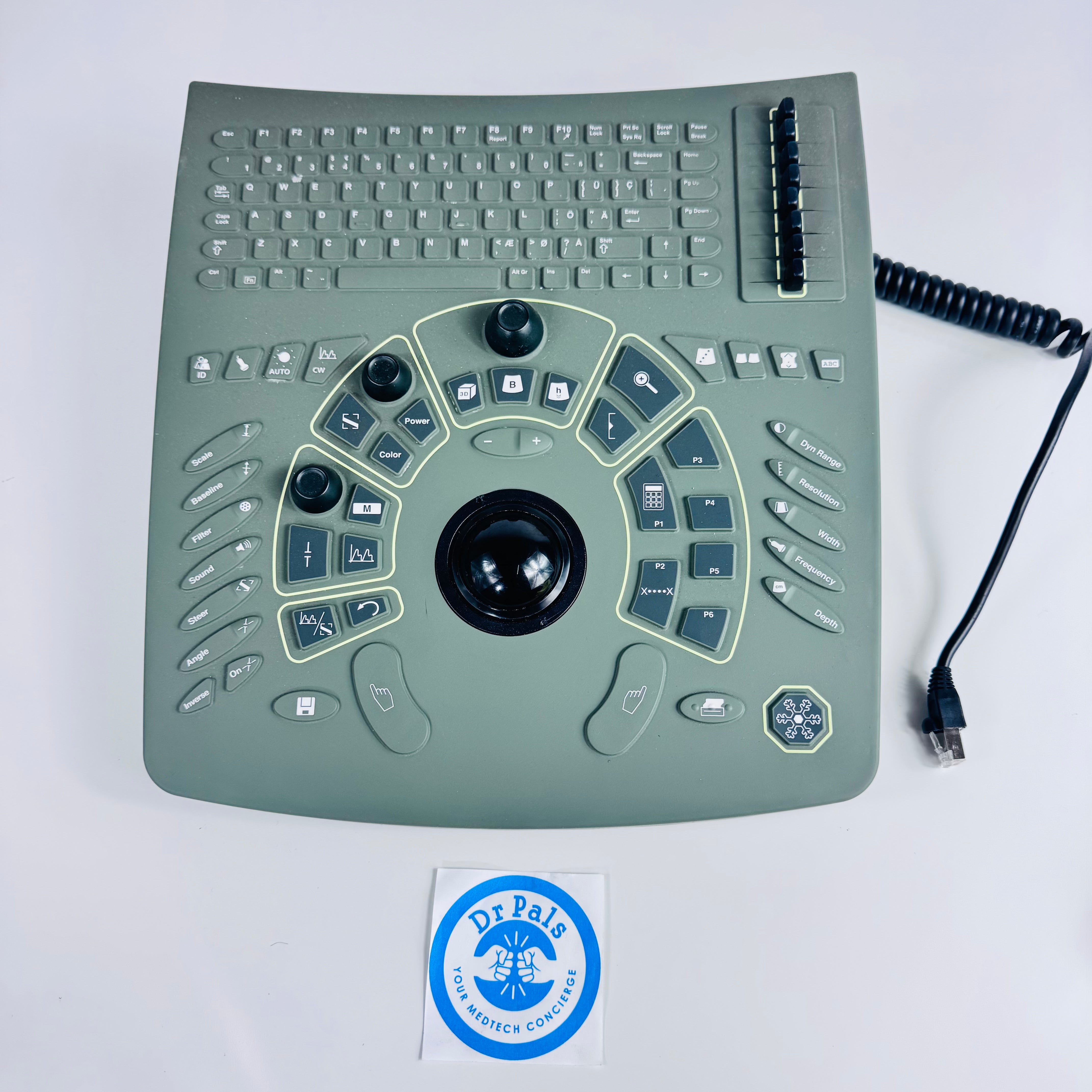 BK Medical ZN00490 | Pro Focus 2202 Ultrasound Keyboard Assembly
