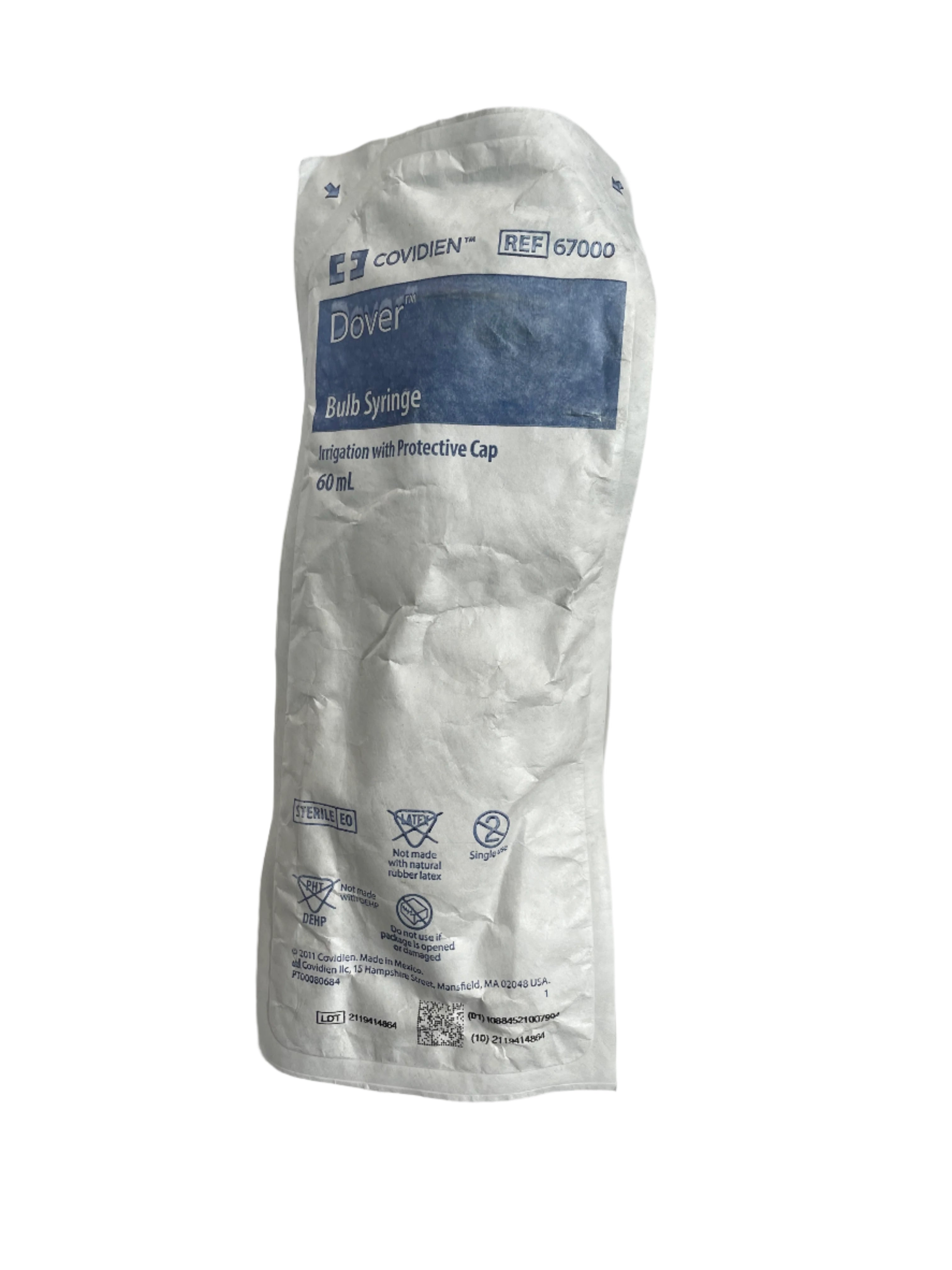 Covidien Dover Bulb Syringe - 67000 | 60 mL Irrigation Syringe