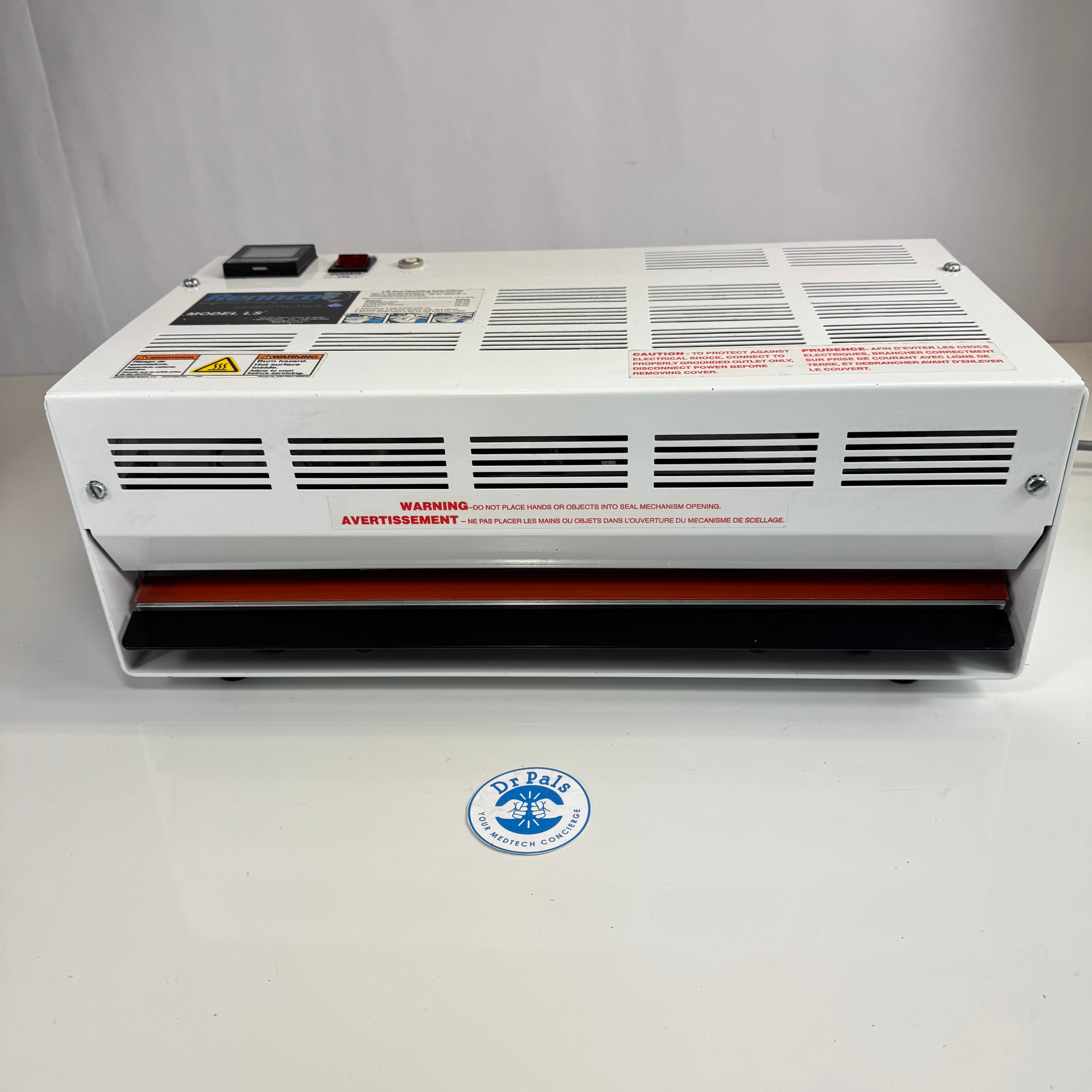 Rennco LS18-D | Lift Seal Heat Sealer