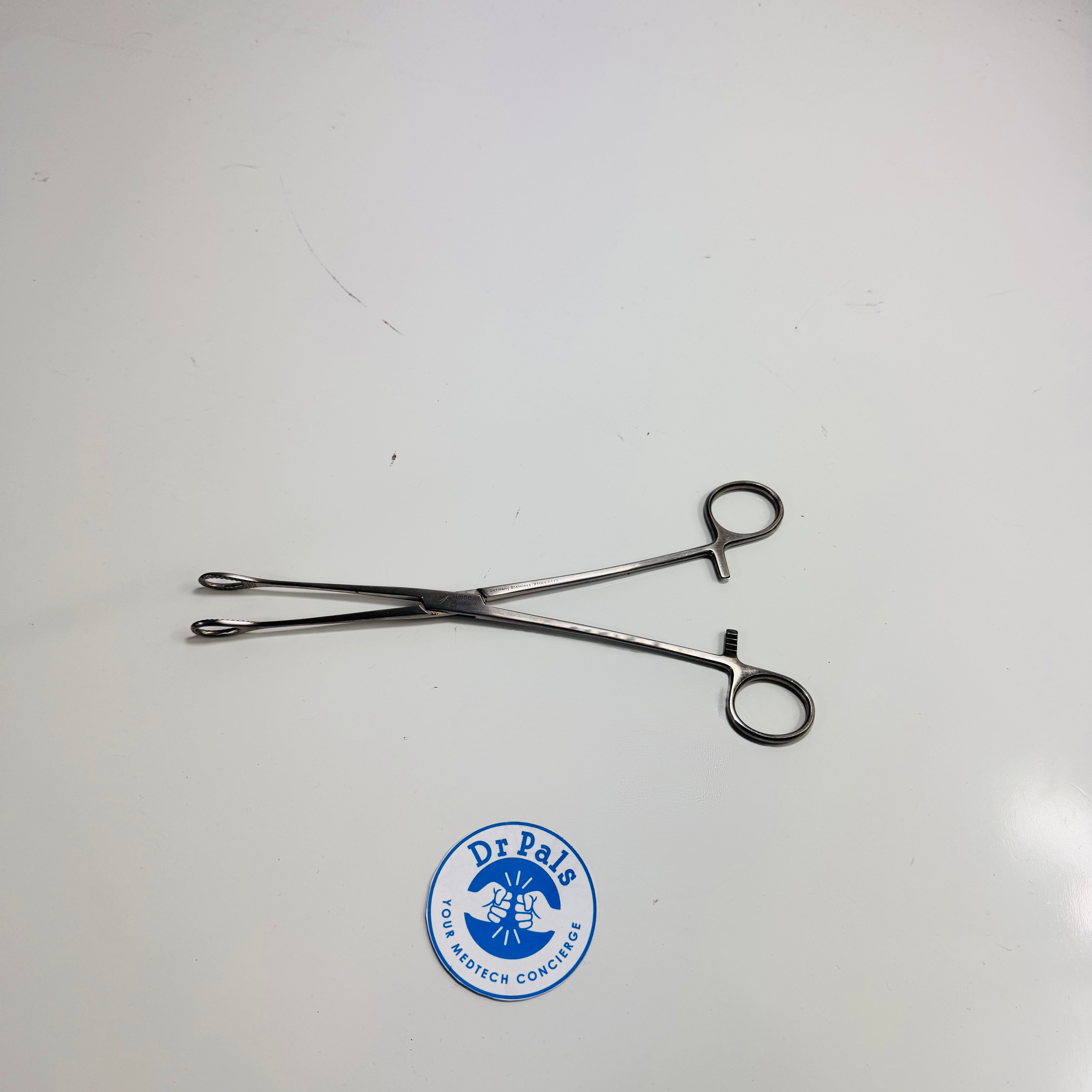 V. Mueller GL650 | 9-3/4 Inch Foerster Sponge Forceps Straight Serrated