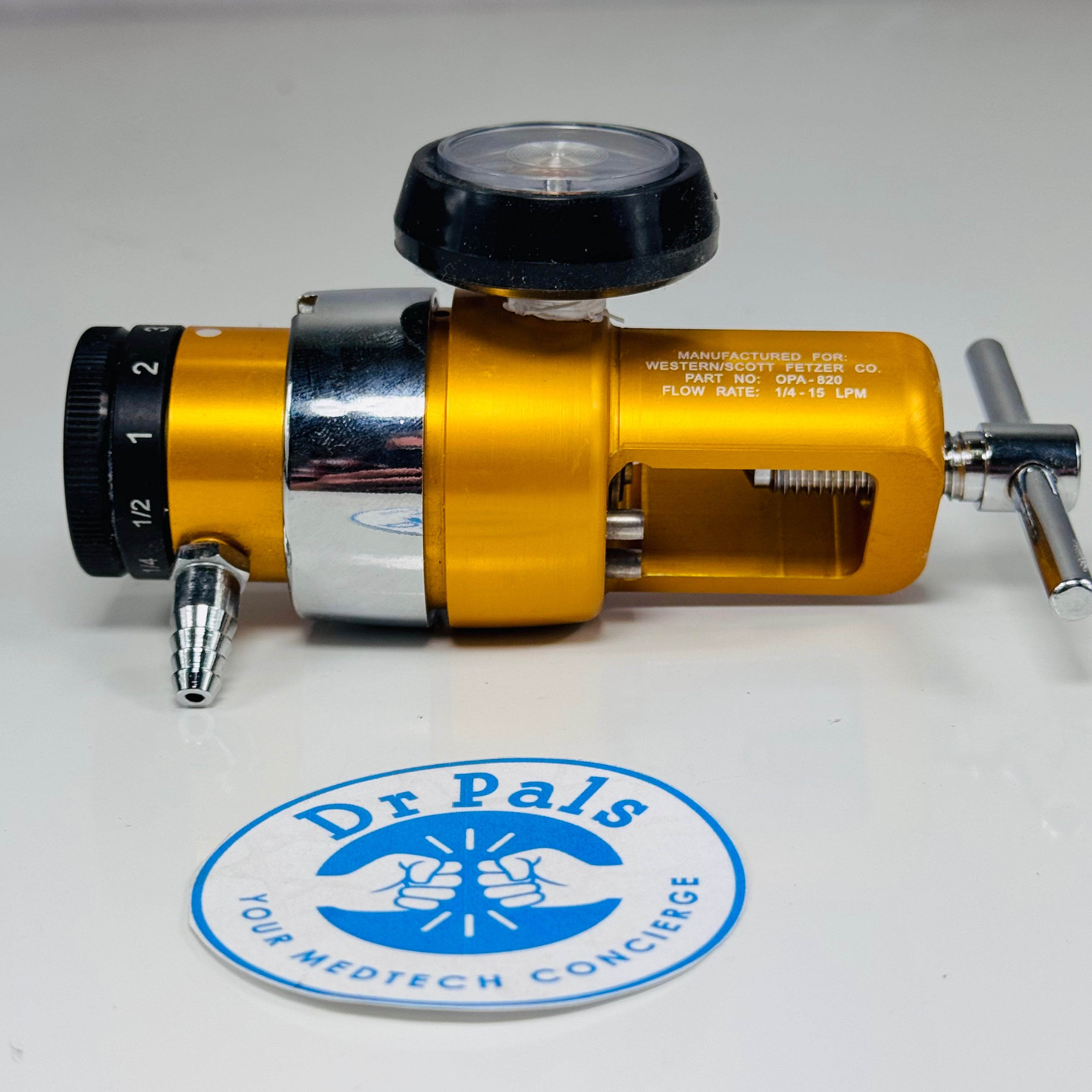 Western/Scott OPA-820 | Compact Click-Style Oxygen Regulator