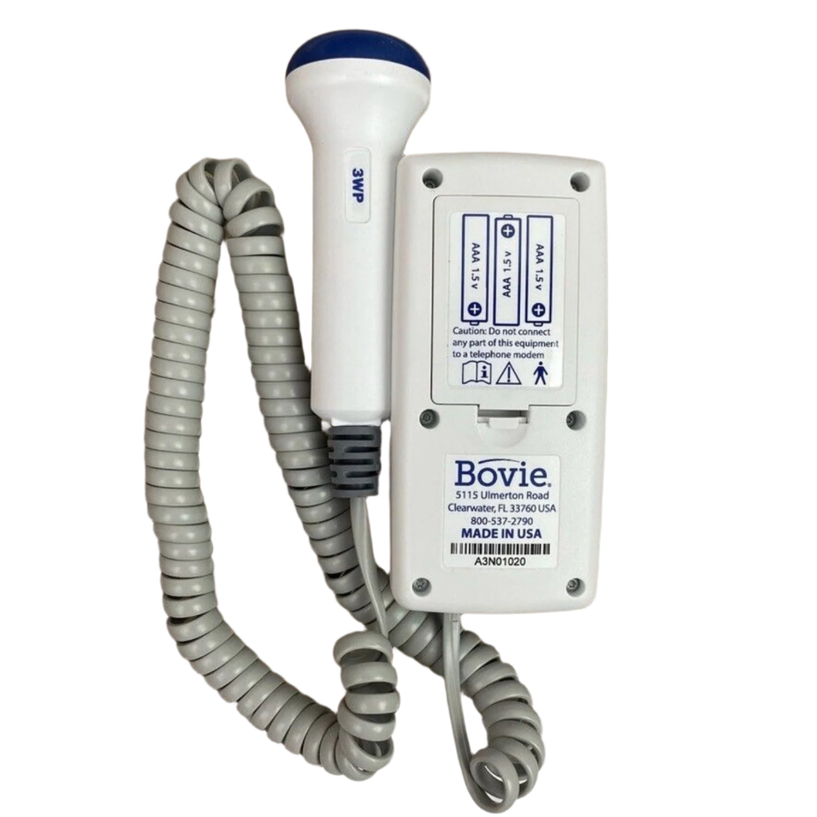 Bovie AcuDop II 330 # AD-330-A3W Non-Display Unit with 3MHZ OB Waterproof Probe