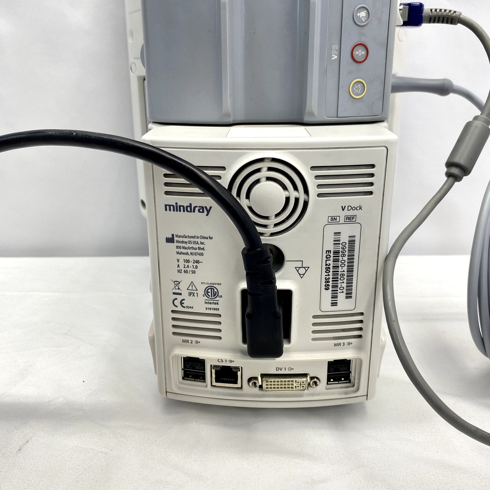 Mindray V12 Patient Monitor System - NIBP, SPO2, ECG, V Dock for Sale