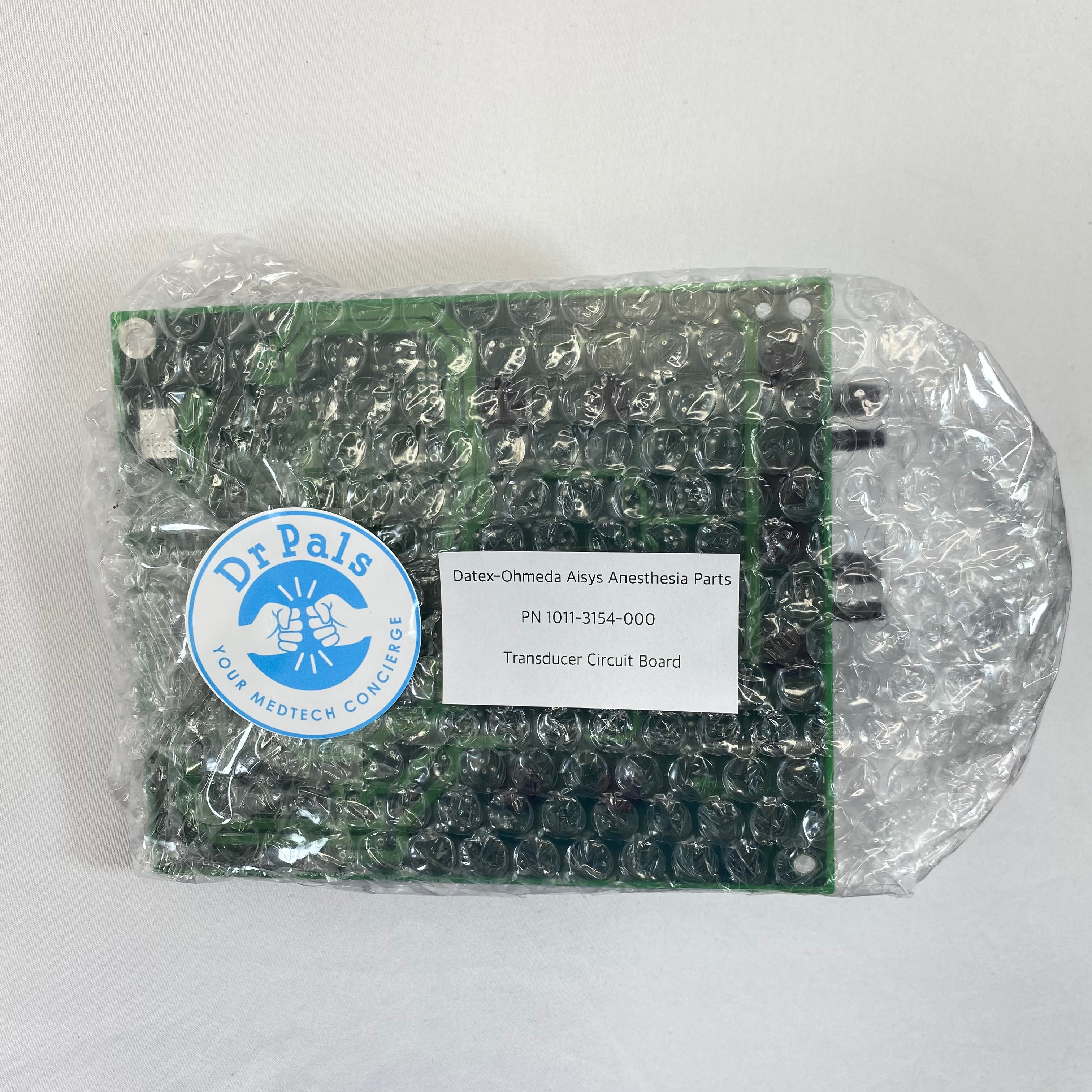 GE Datex-Ohmeda Transducer PCB Assembly 1011-3154-000 - Anesthesia Machine Parts