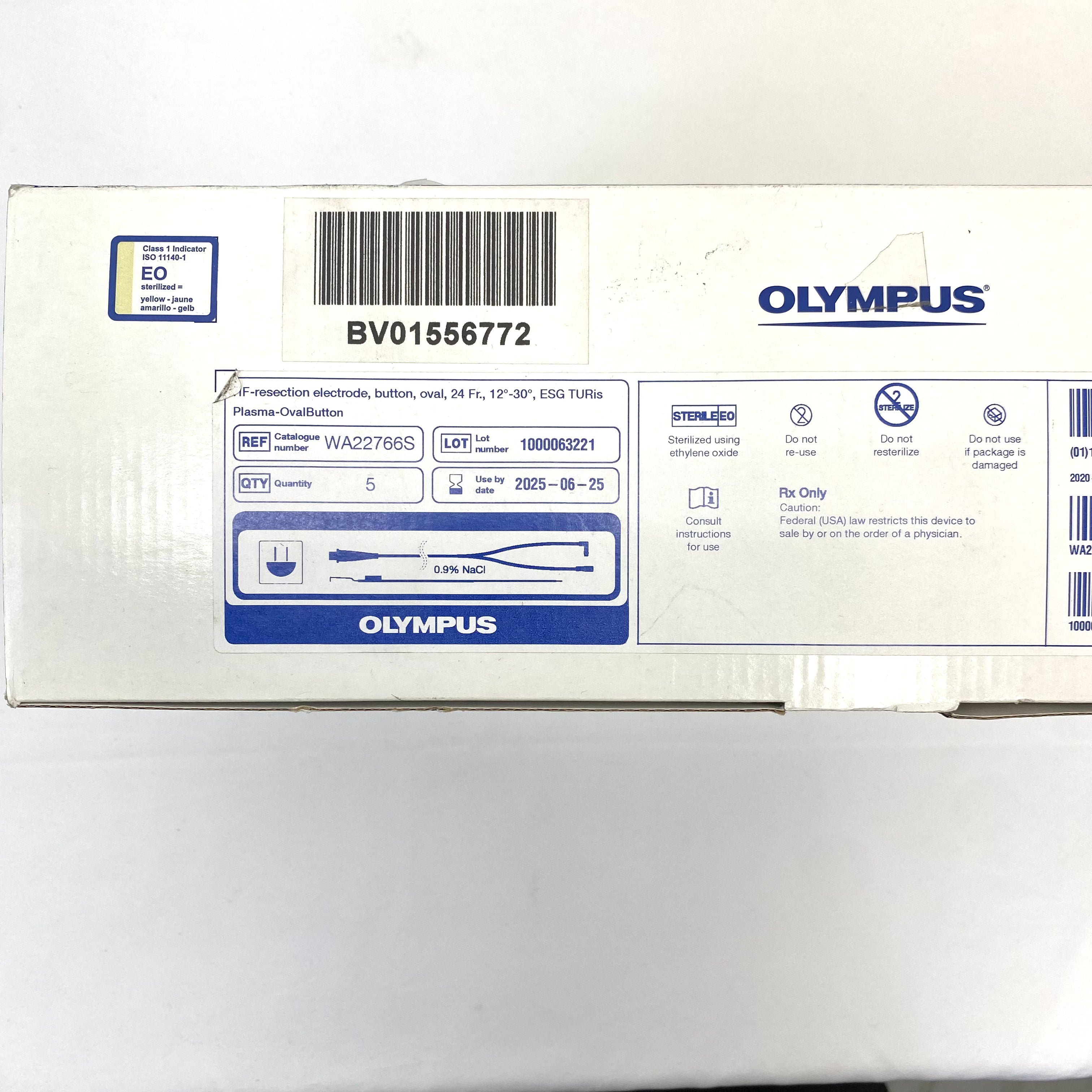 Olympus WA22766S Oval Button Bipolar Electrodes Box of 5 - New