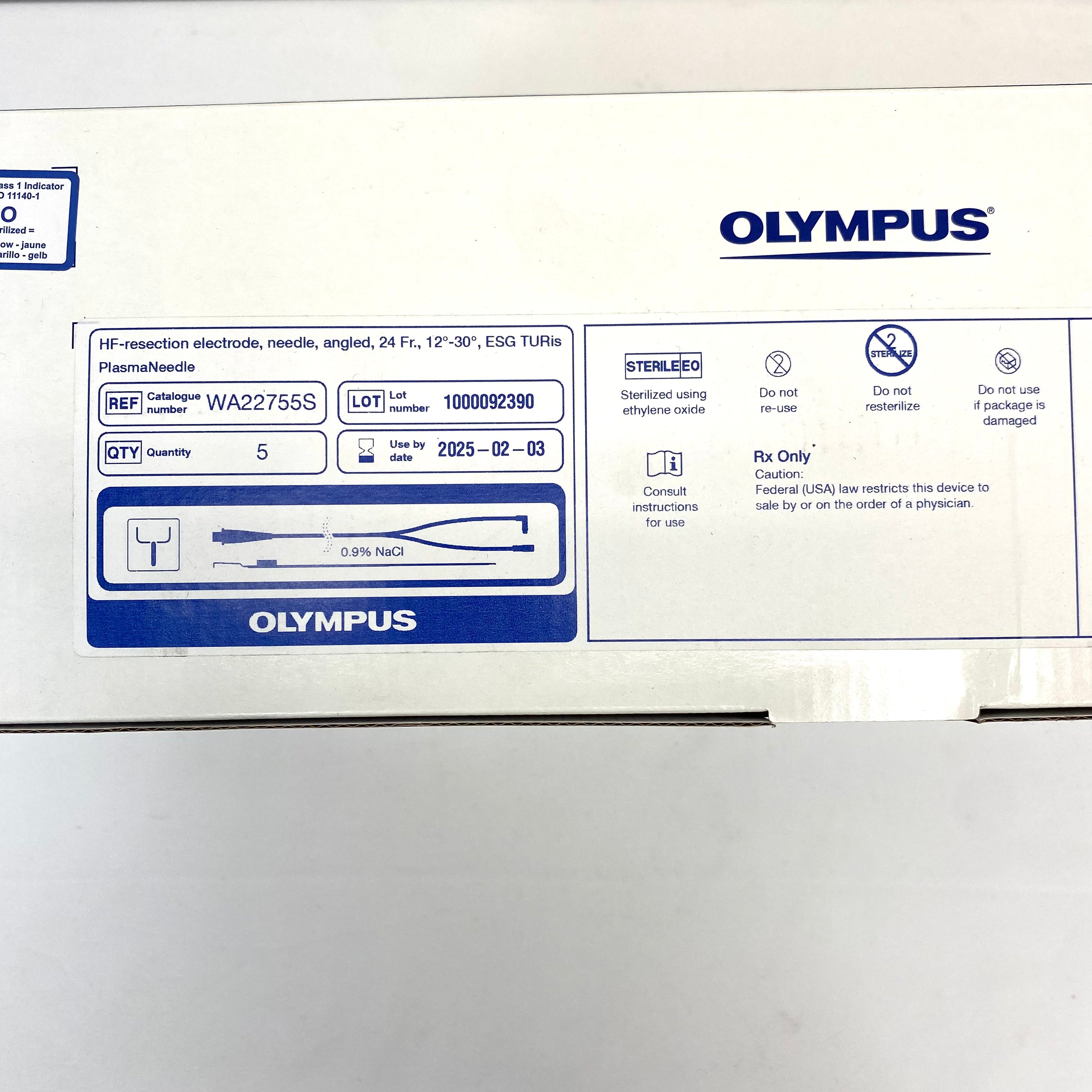 Olympus WA22755S Needle Hot Knife Bipolar Electrodes Box of 5 - New