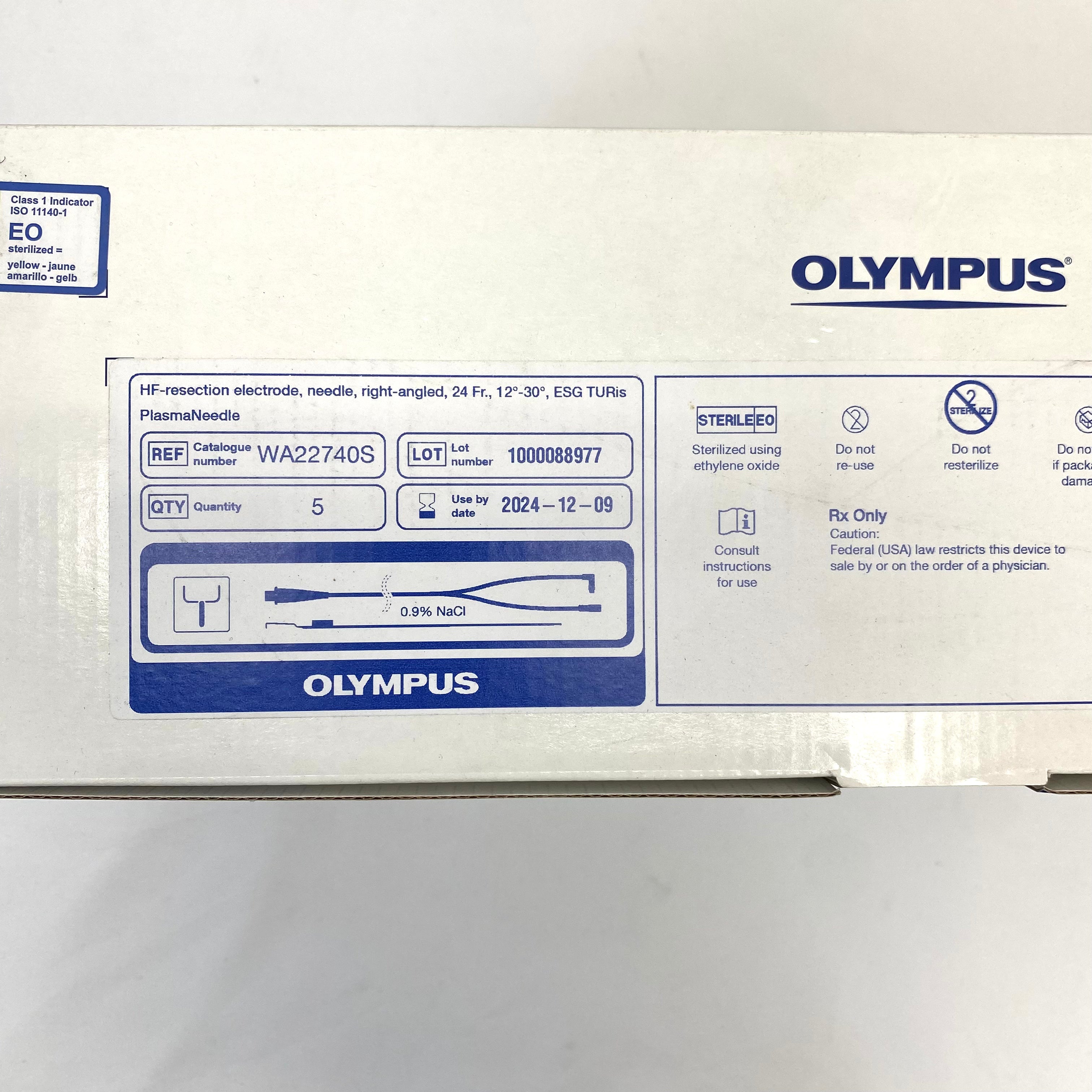 Olympus WA22740S Needle Hot Knife Bipolar Electrodes Box of 5 - New